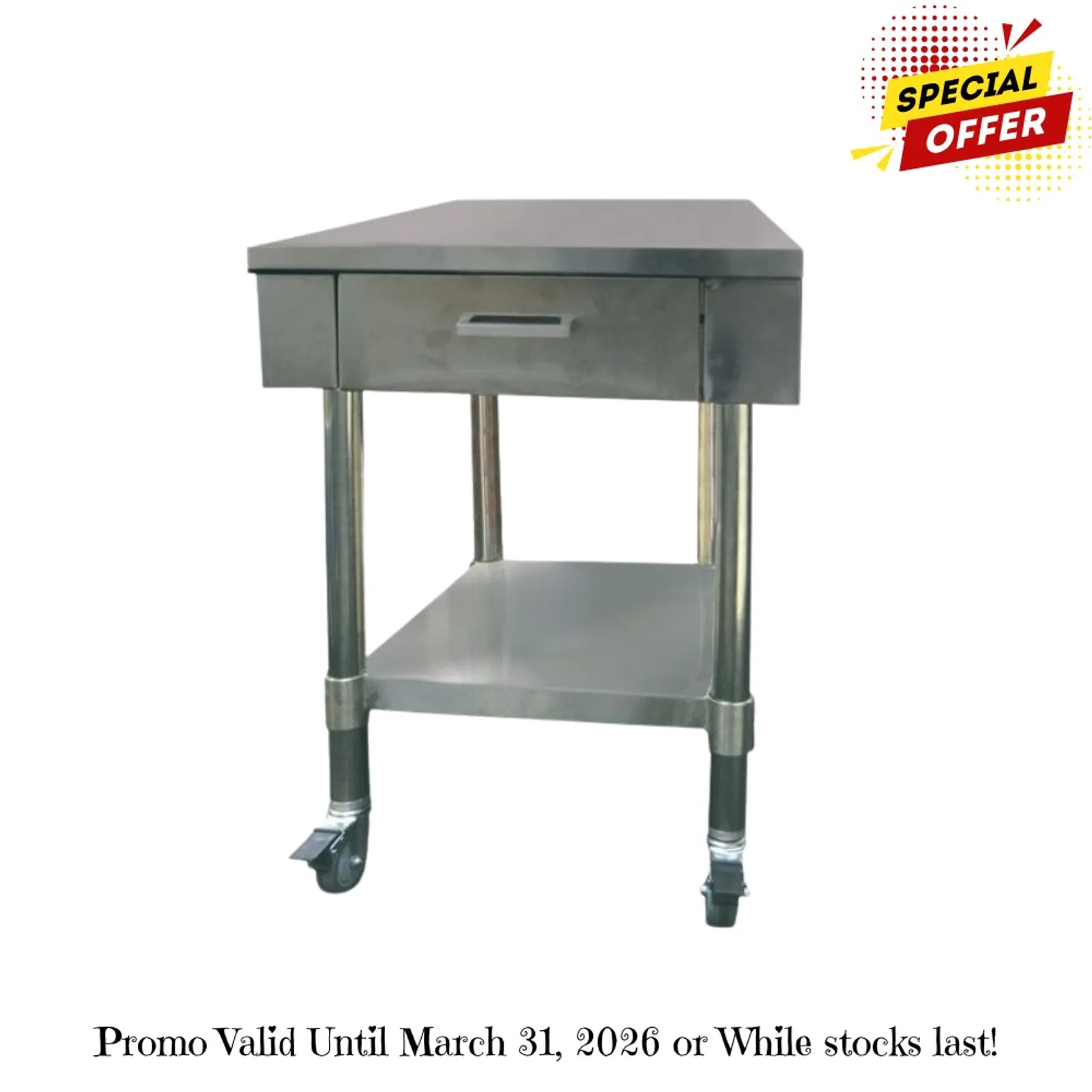Modular Systems SWBD7-1 - Work Bench with 1 Drawer and Undershelf