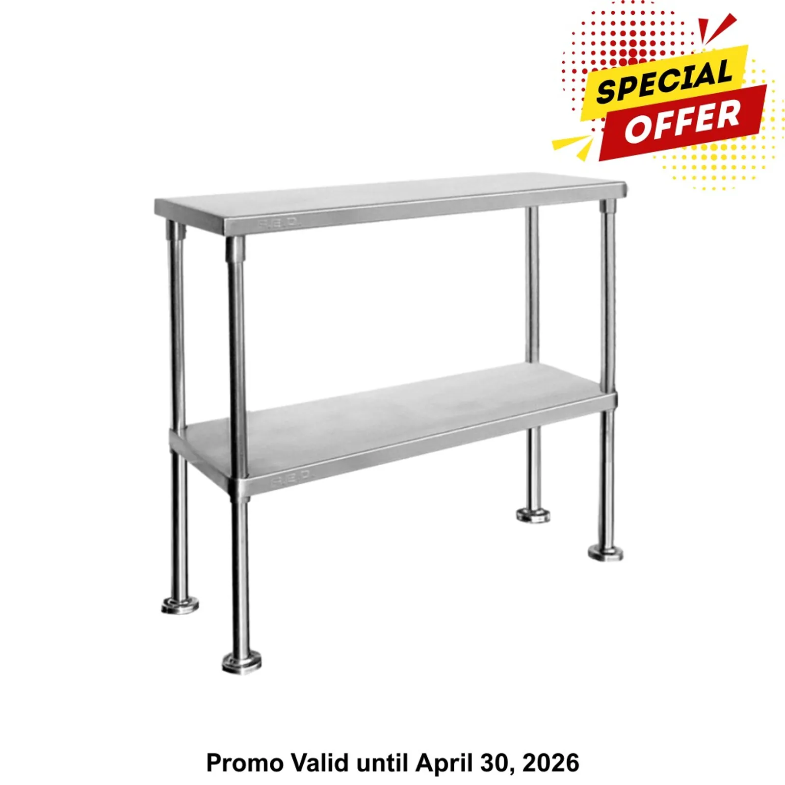 Modular Systems WBO2-1500-400 - Double Tier 400mm Deep Workbench Overshelf