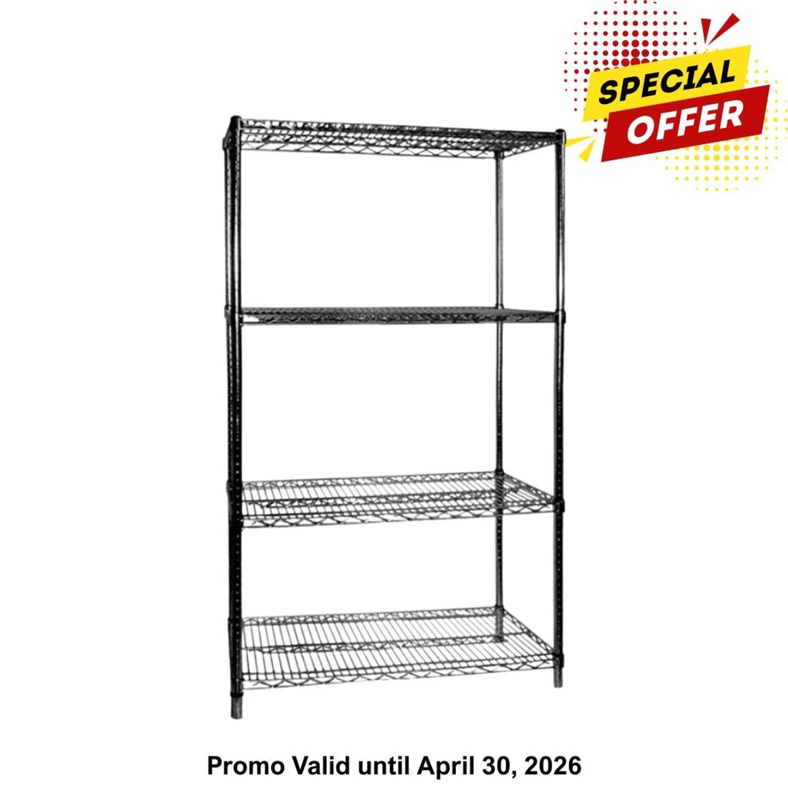 Modular Systems B24/24 - Four Tier Shelving