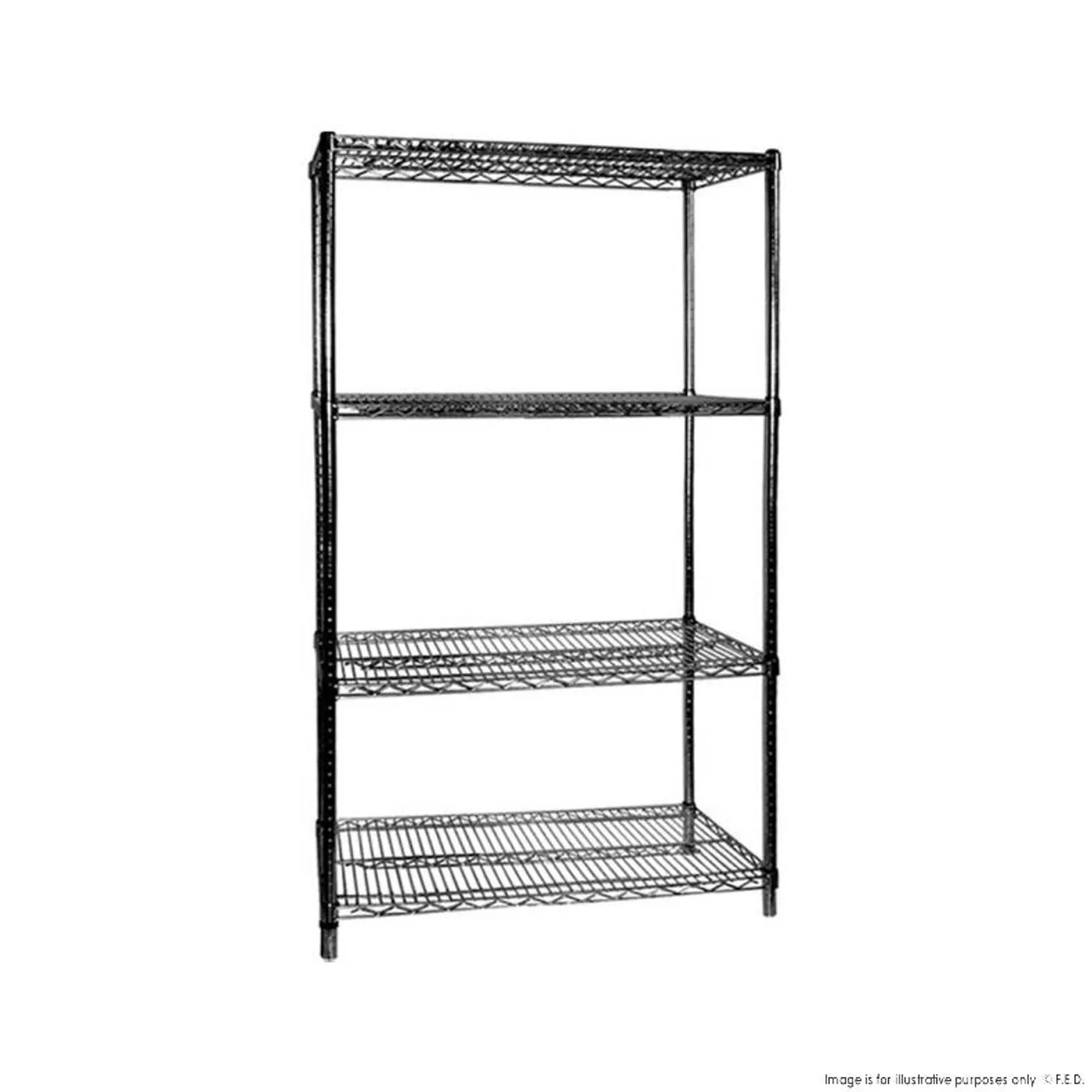 Modular Systems B18/36 - Four Tier Shelving