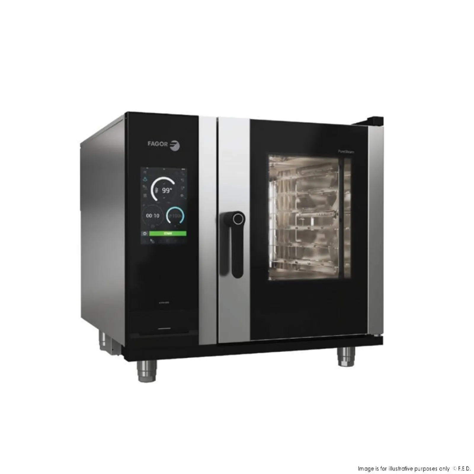 Fagor Professional APW-061ERLWS - IKORE Advanced Boiler 6 Tray Electric Combi Oven