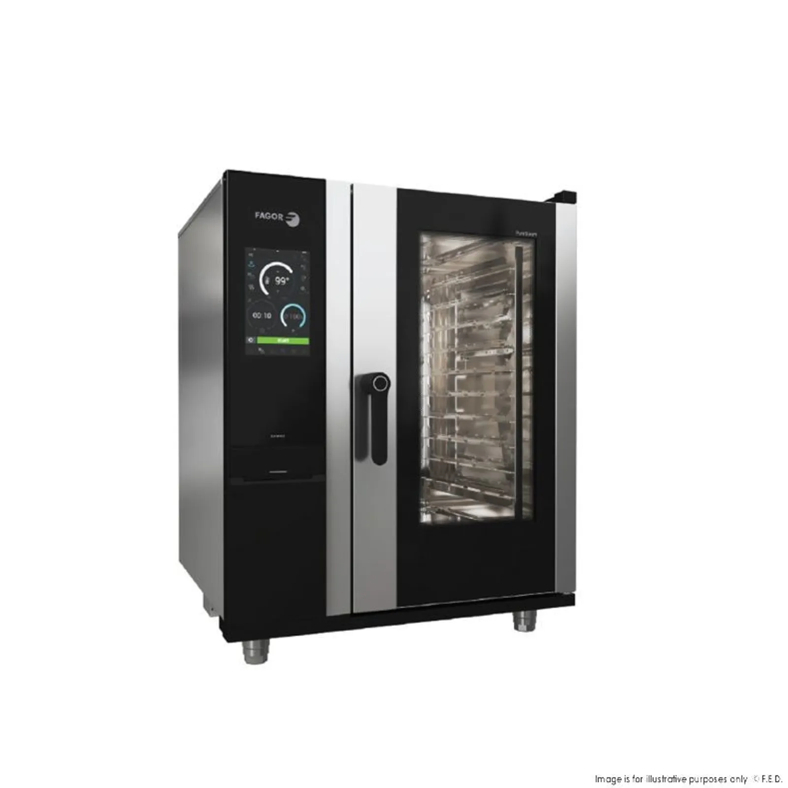 Fagor Professional APW-101GRLWS - Ikore 10 Tray Advanced Boiler Gas Combi Oven