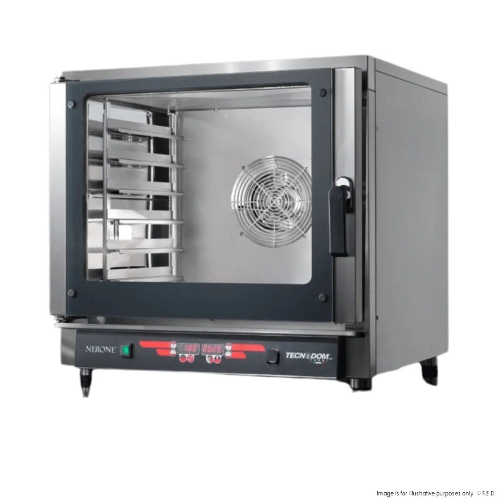 Tecnodom TD-6NE - Nerone MID Digital 6 Tray Combi Oven