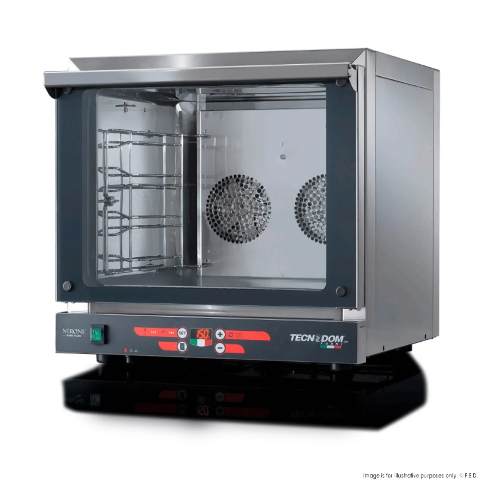 Tecnodom TDE-4CD - Tray Digital Convection Oven