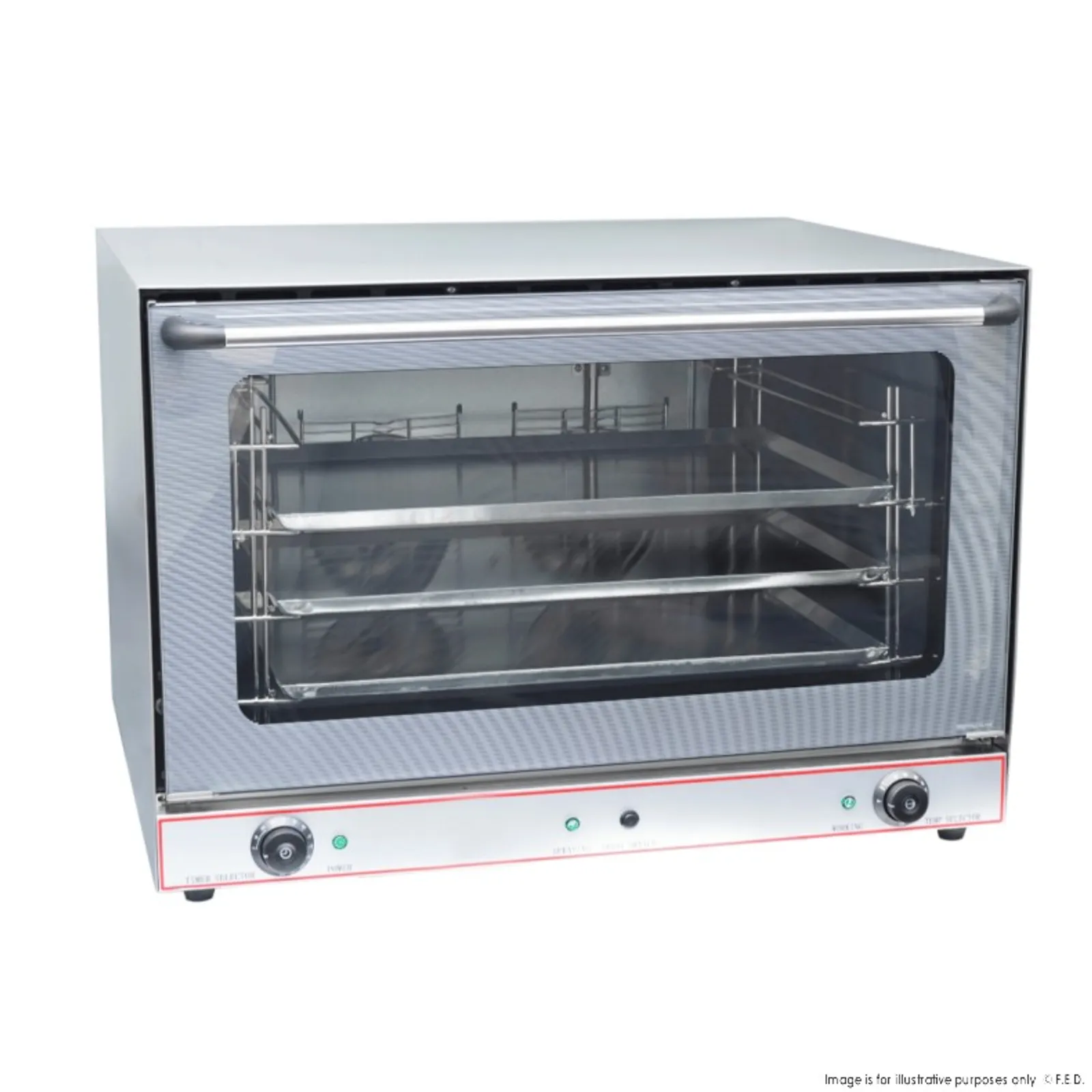 ConvectMax YXD-8AE - Heavy Duty Stainless Steel Convection Oven w/ Press Button Steam