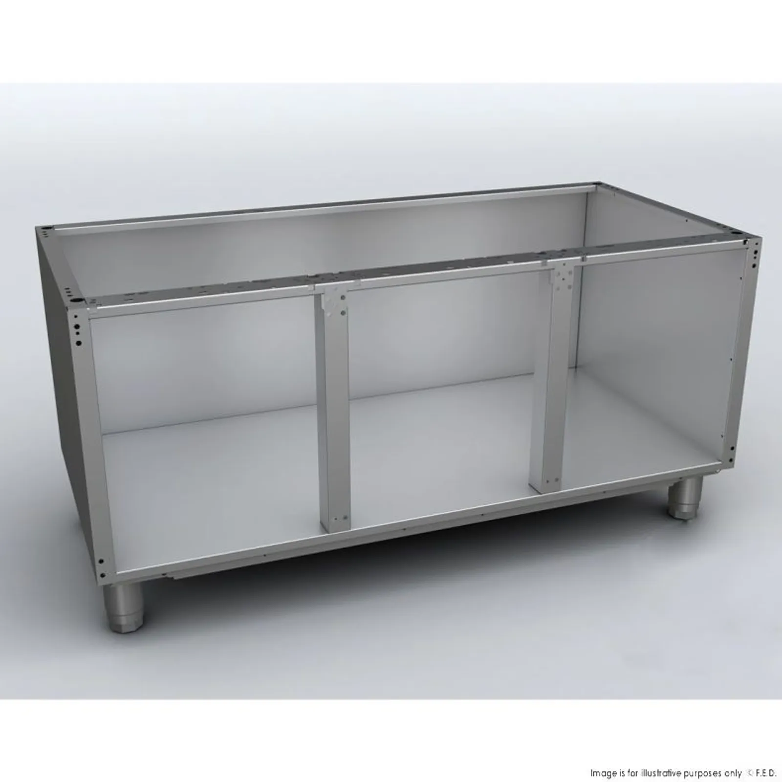 Fagor Professional MB-715 - Open Front Stand to Suit 1200mm Wide Models in Fagor 700 Kore Series