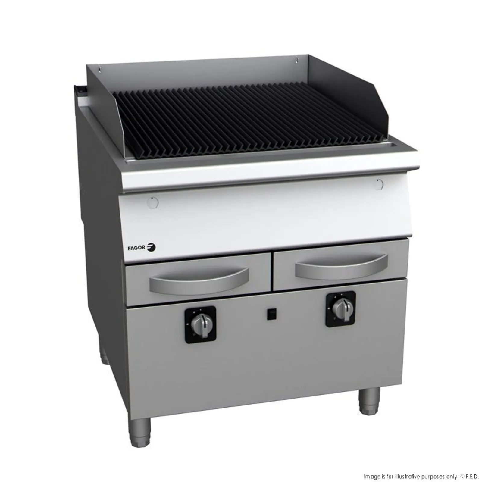 Fagor Professional B-G7101 - Kore 700 Series Bench Top Gas Chargrill
