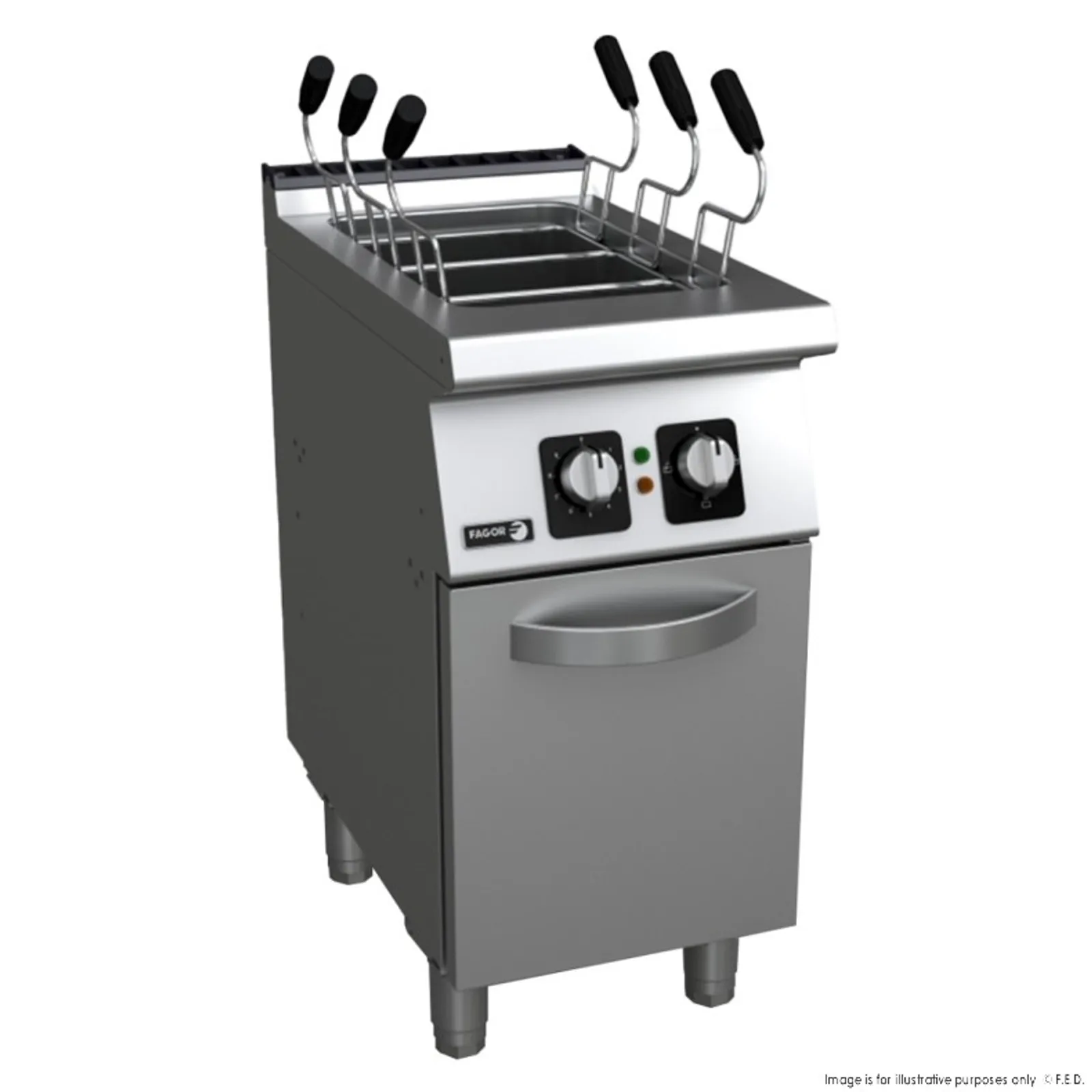 Fagor Professional CP-E7140 - Kore 700 Series Electric Pasta Cooker with 3 Baskets