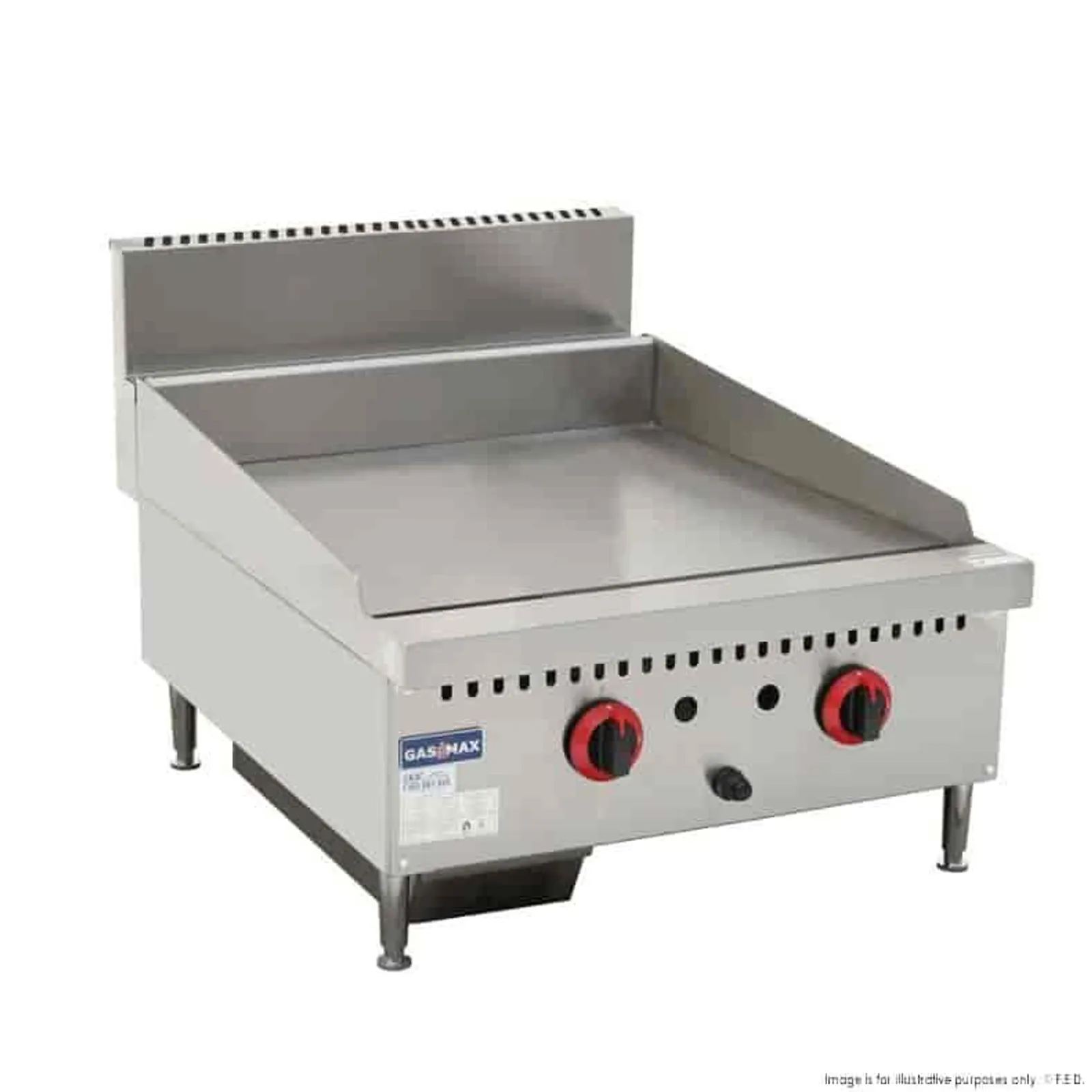 Gasmax GG-24LPG - Two Burner LPG Griddle Top