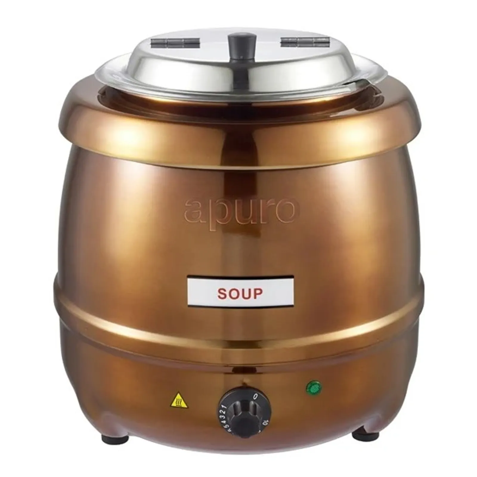 Apuro CP851-A - Soup Kettle Copper Finish 10Ltr