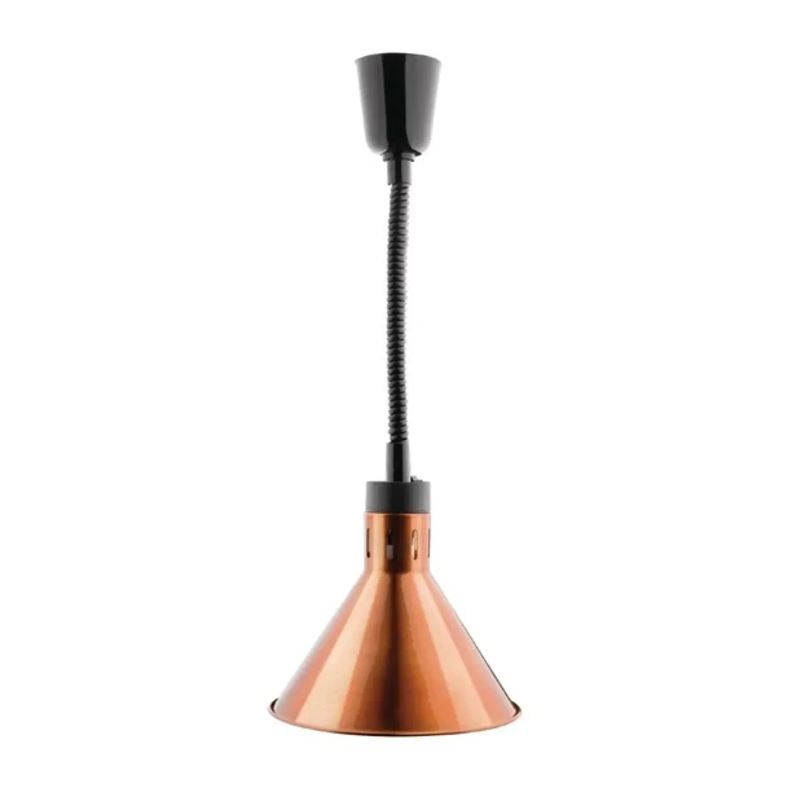Apuro DY463-A - Retractable Conical Heat Lamp Shade Copper Finish