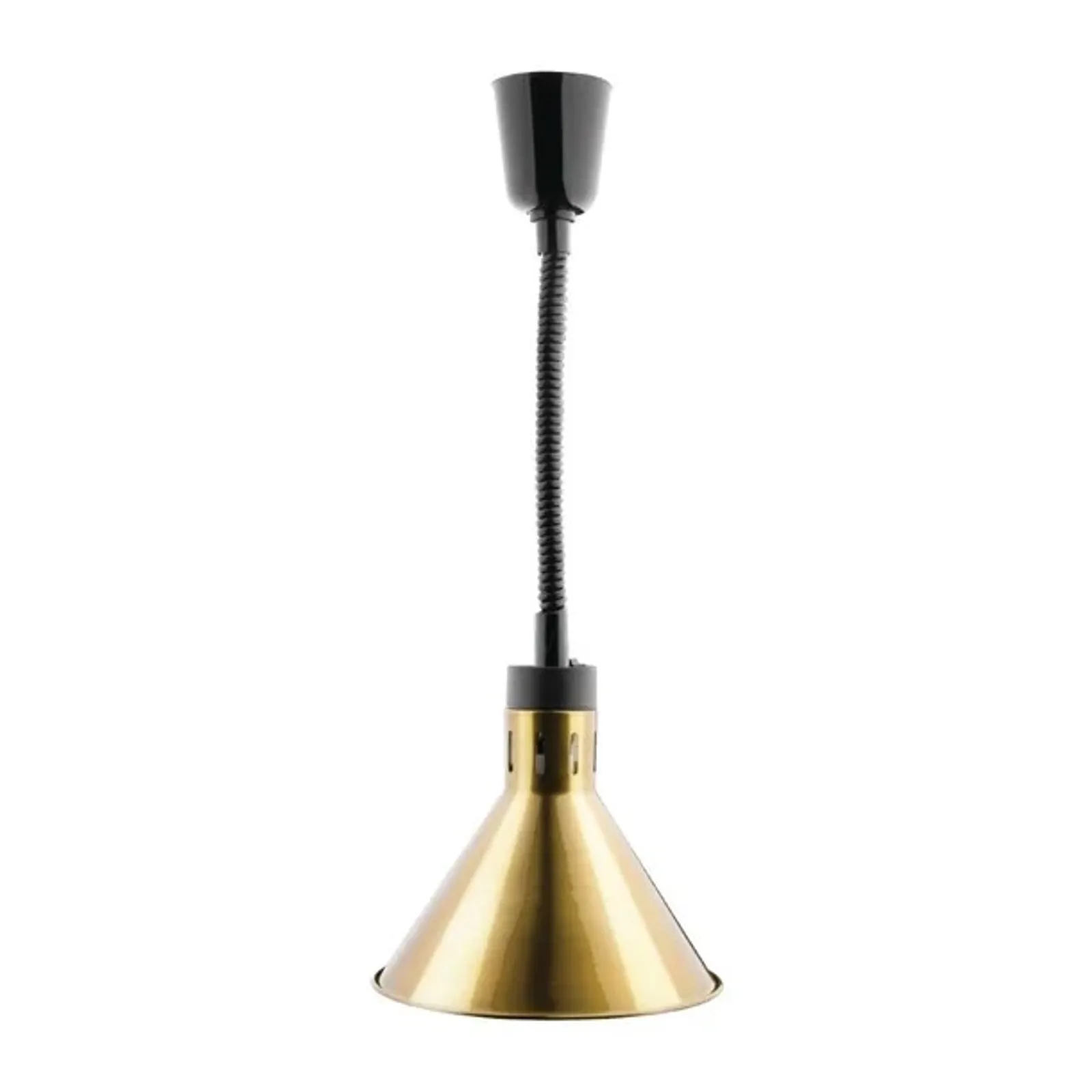 Apuro DY465-A - Retractable Conical Heat Lamp Shade Gold Finish