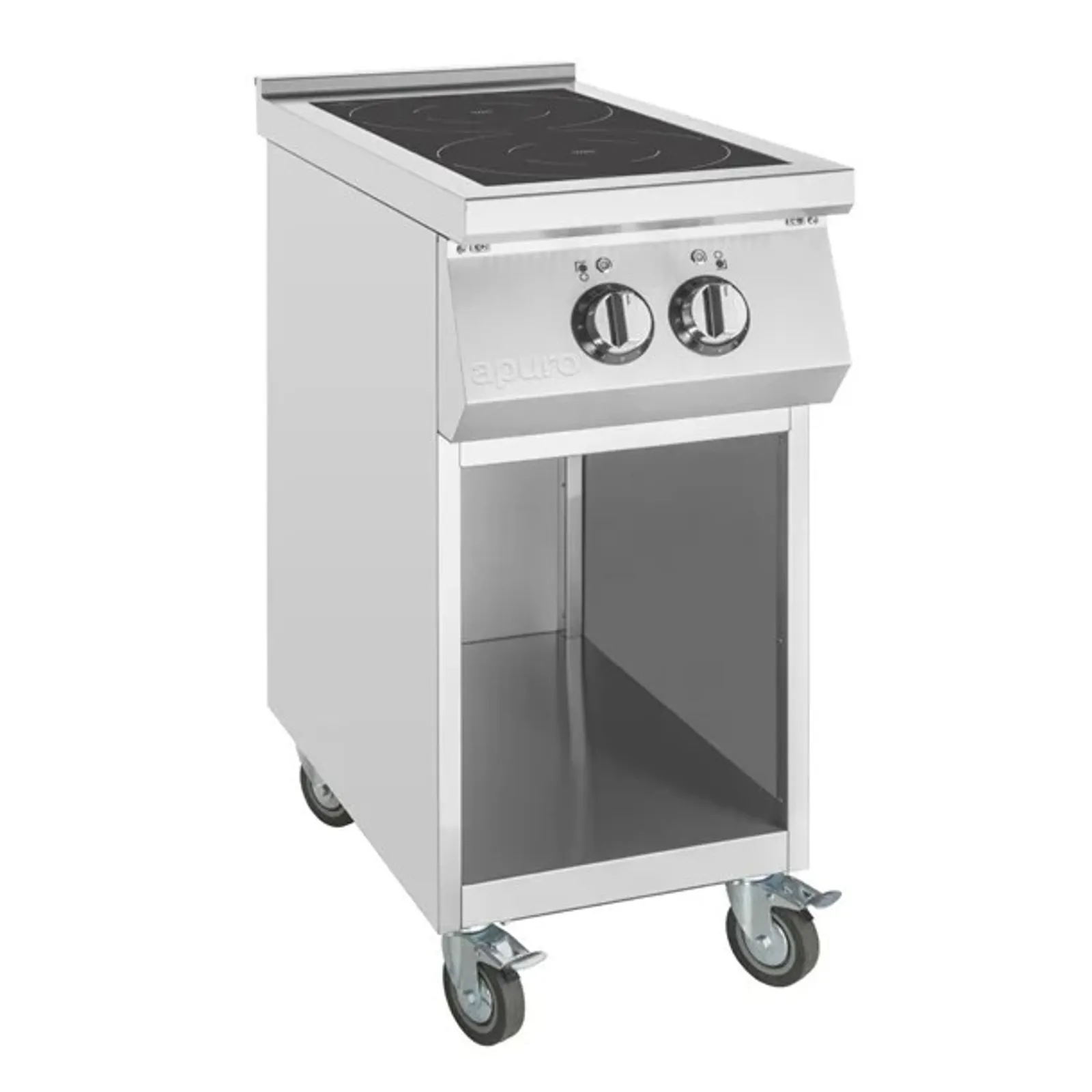 Apuro CU487-A - Freestanding 2 Zone Induction Hob