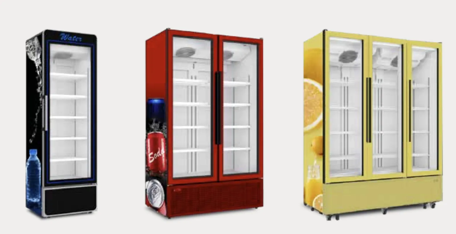 Customised Corporate Decal Refrigeration Vinyl Wrapping