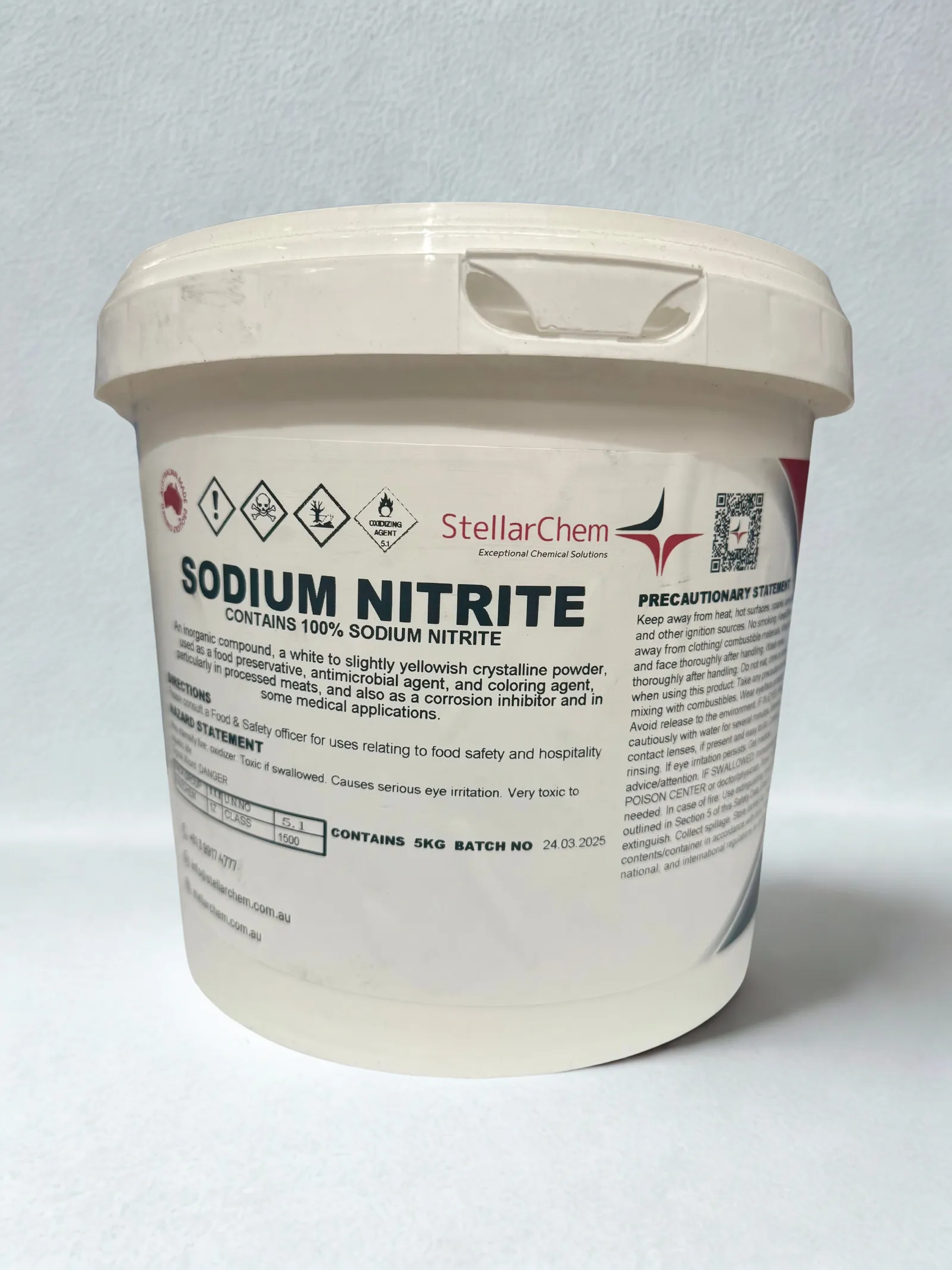 StellarChem WCSODNIT5 - Sodium Nitrite 5kg