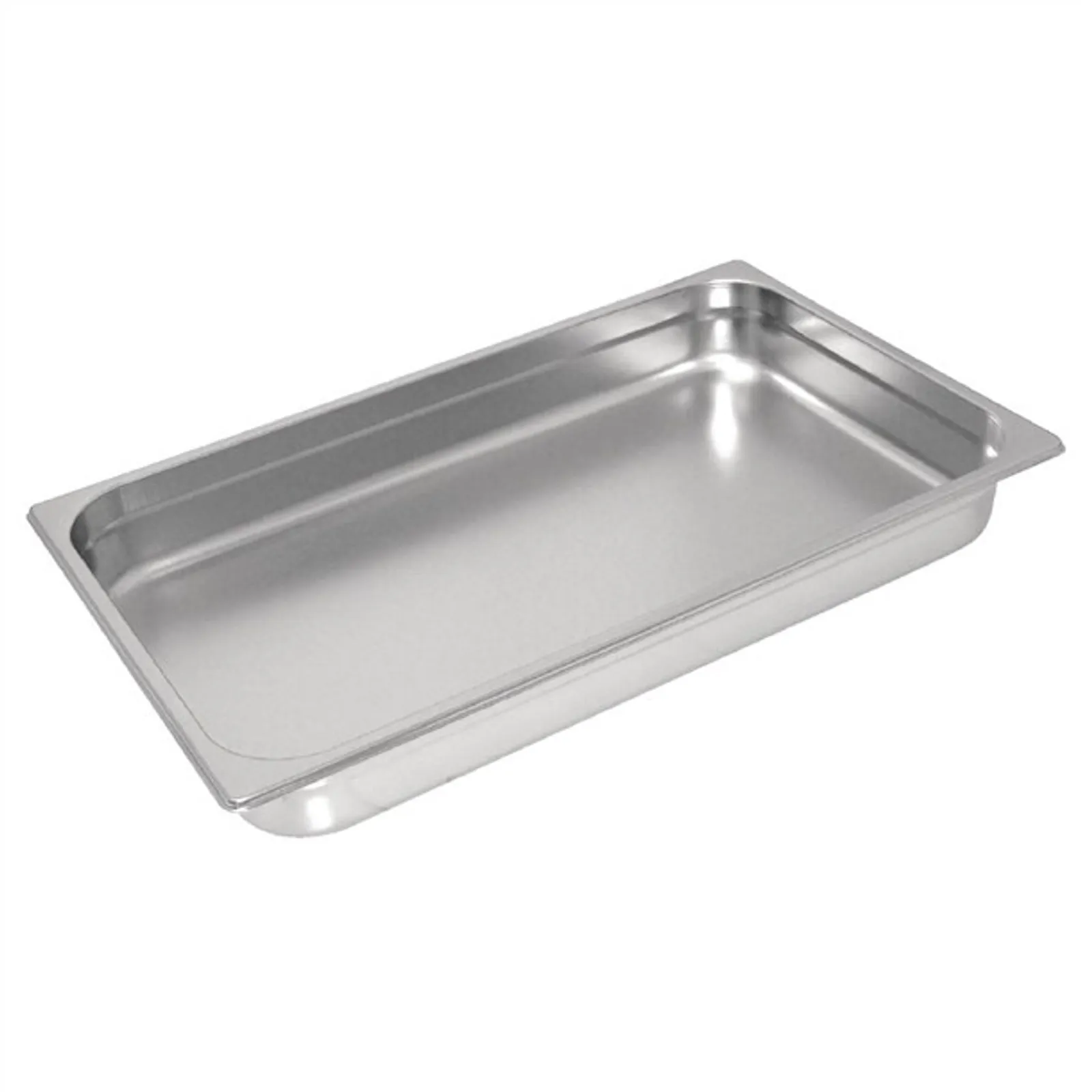 Vogue GC964 - Heavy Duty Stainless Steel 1/1 Gastronorm Tray 100mm