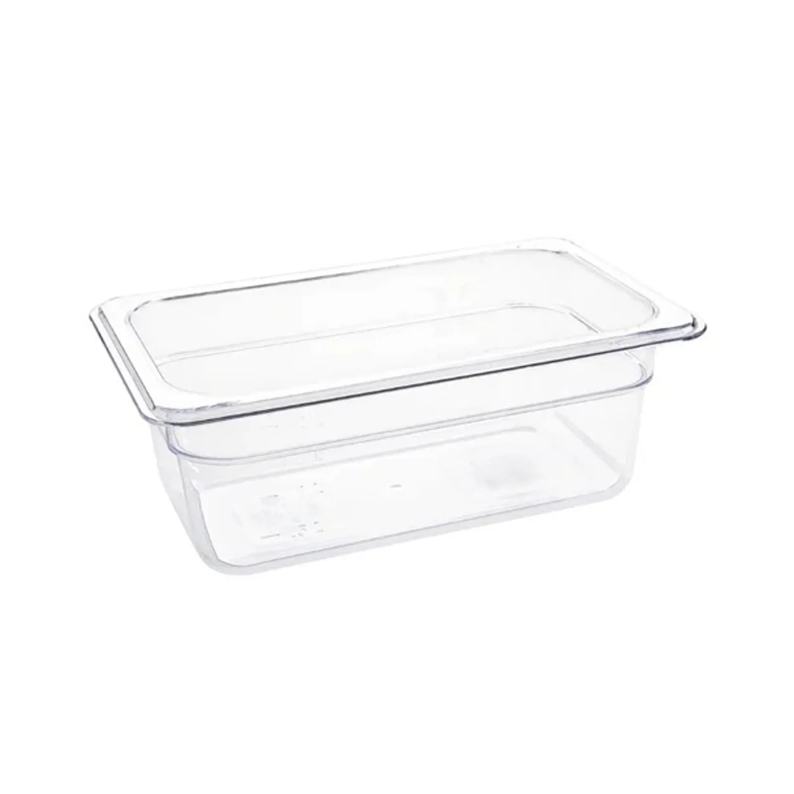 Vogue U237 - Clear Polycarbonate 1/4 Gastronorm Tray 100mm