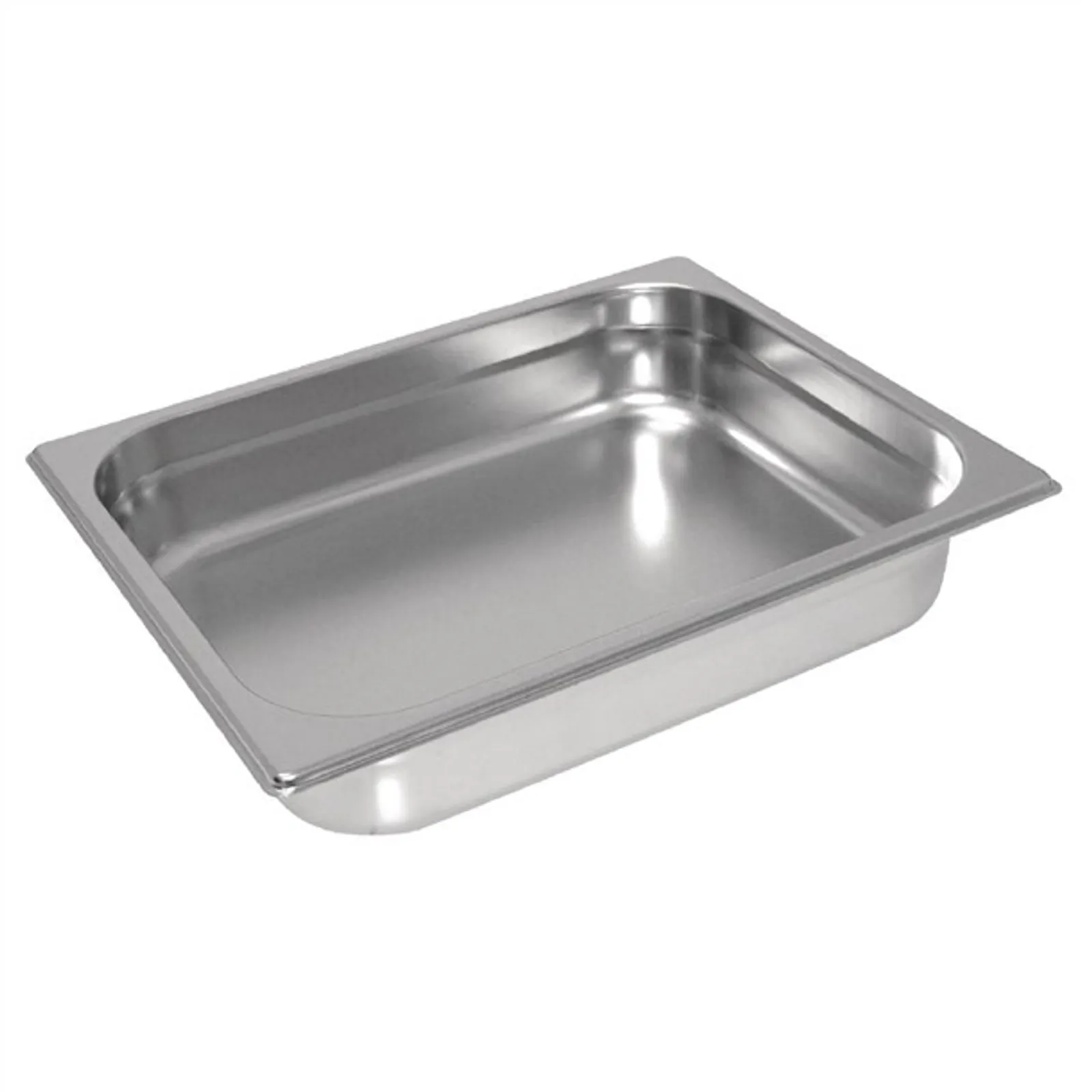 Vogue GC968 - Stainless Steel Heavy Duty 1/2 Gastronorm Tray 40mm