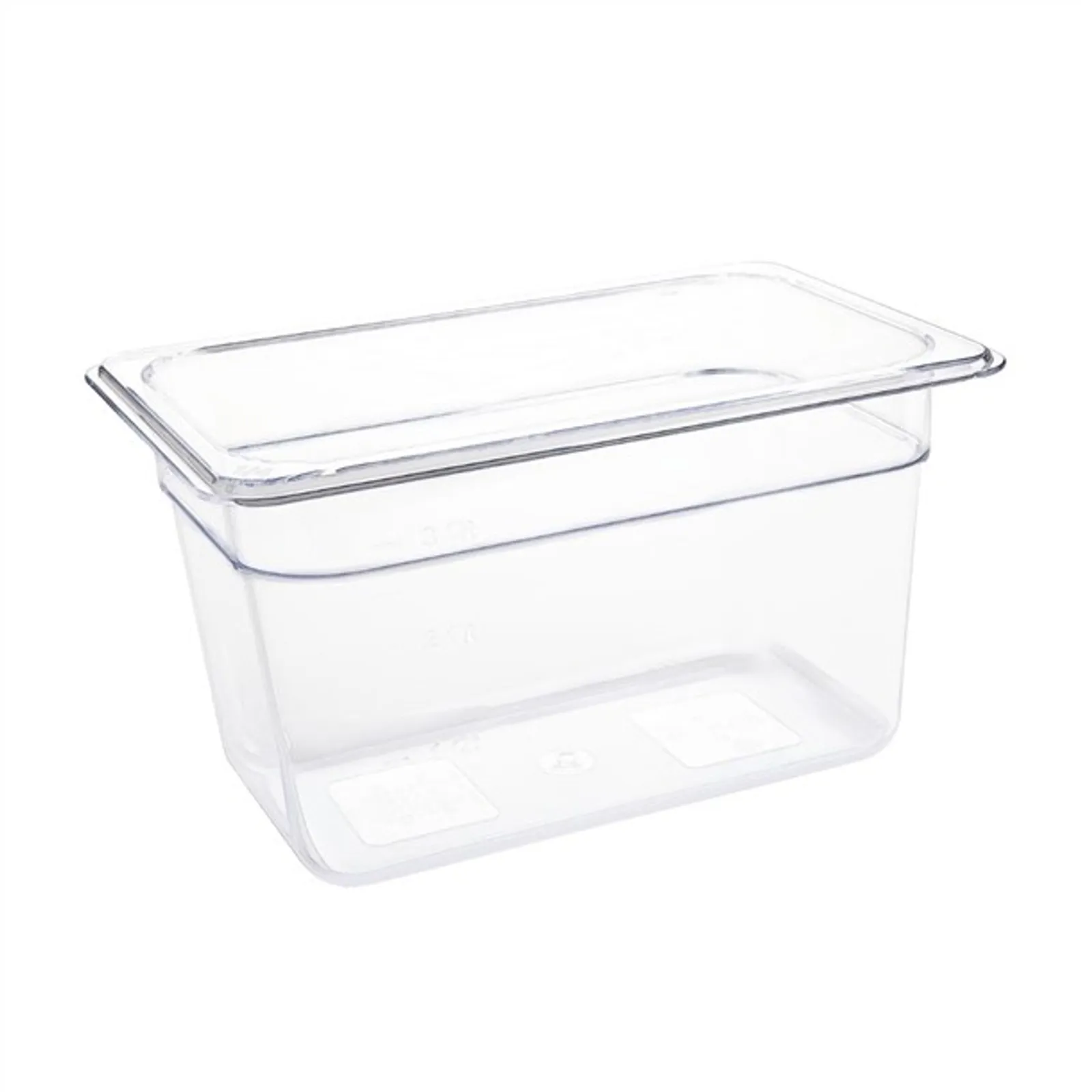 Vogue U238 - Clear Polycarbonate 1/4 Gastronorm Tray 150mm