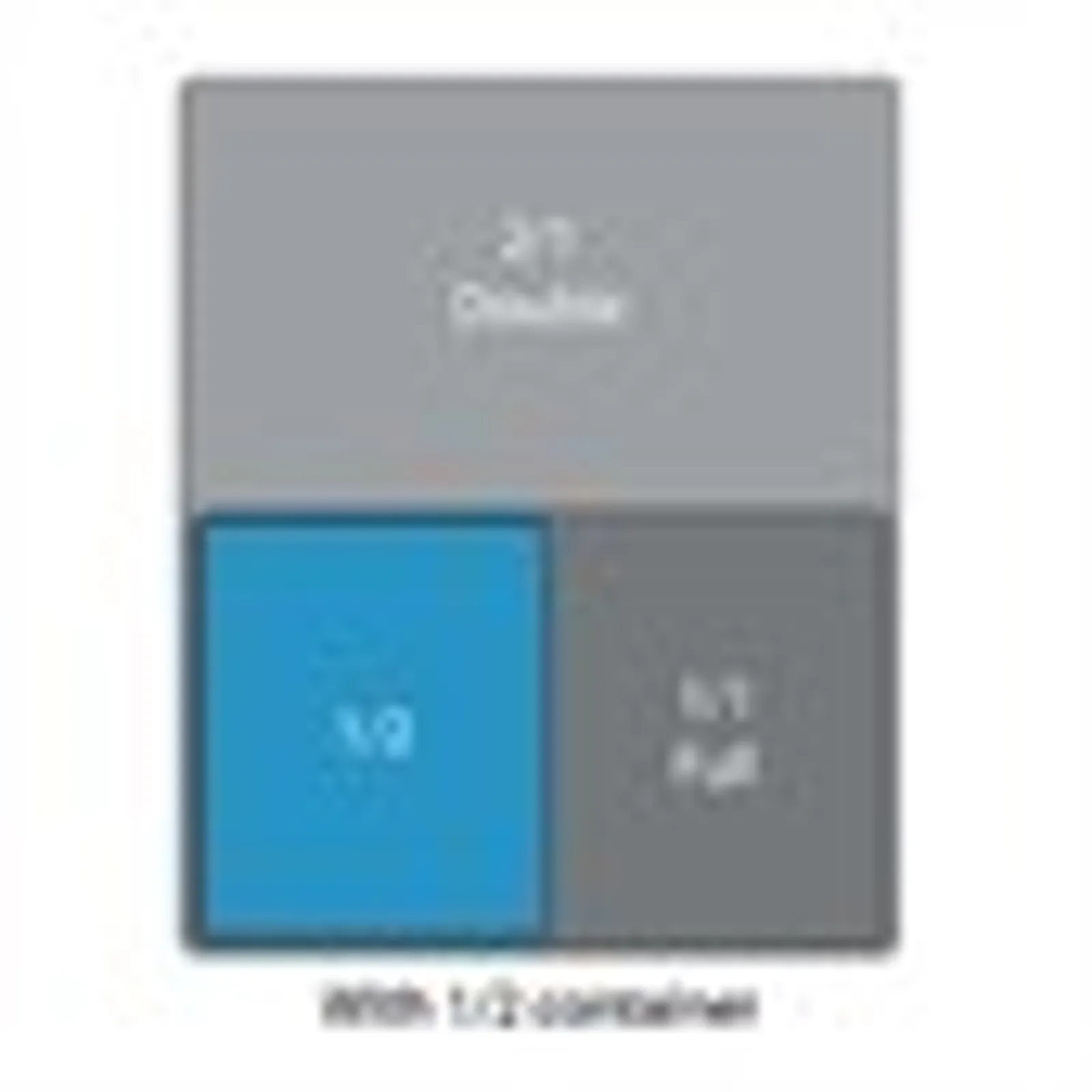 Vogue U461 - Black Polycarbonate 1/2 Gastronorm Tray 200mm