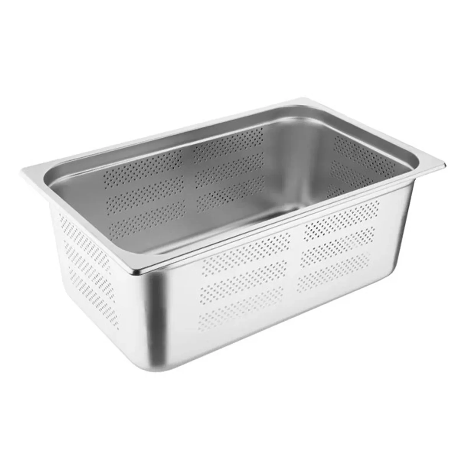 Vogue K843-A - Stainless Steel Perforated 1/1 Gastronorm Tray 200mm