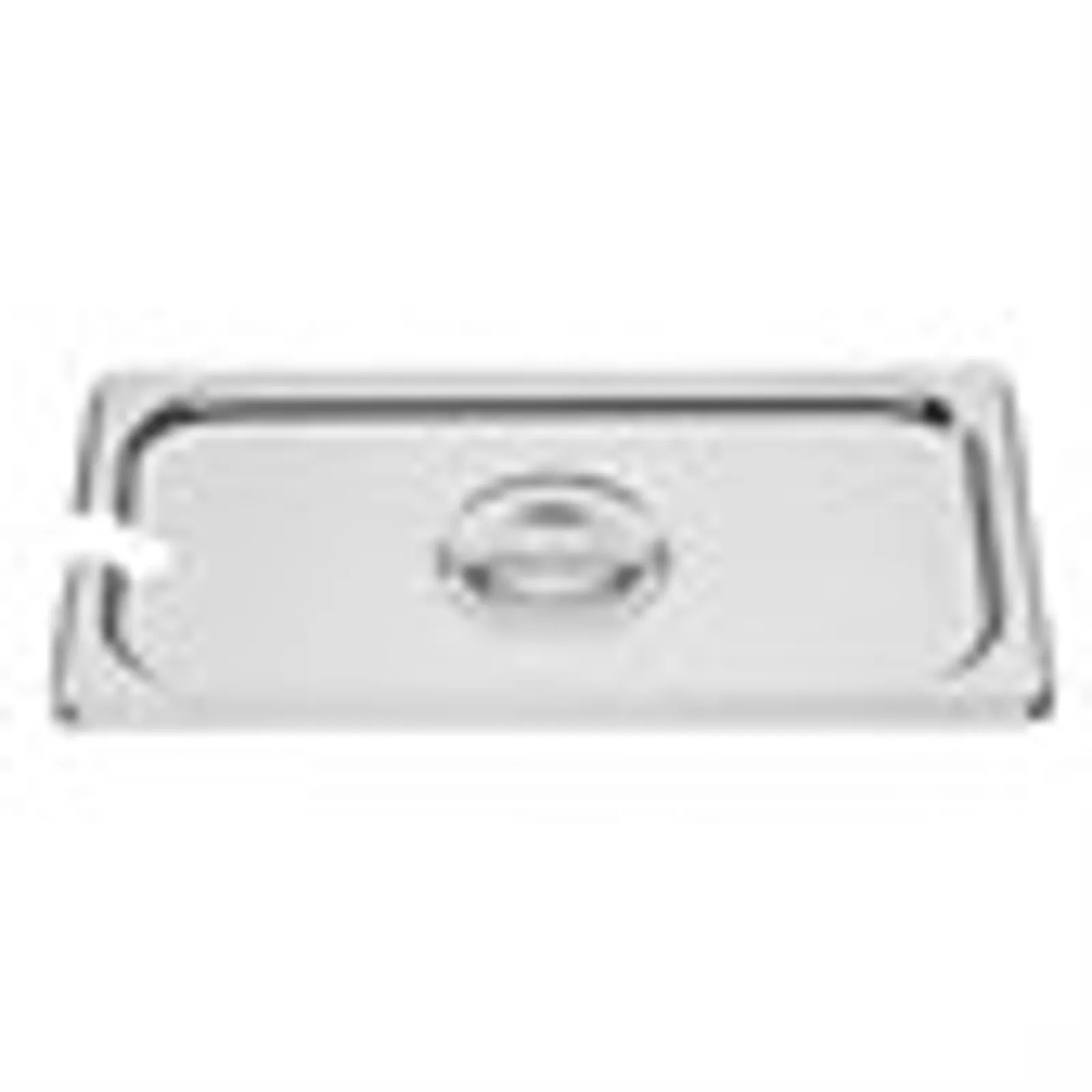 Vogue DP253 - St/St GN Notched Lid - 1/3