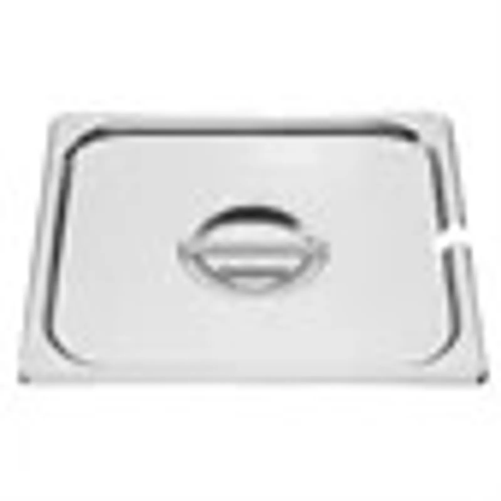 Vogue DP252 - St/St GN Notched Lid - 2/3