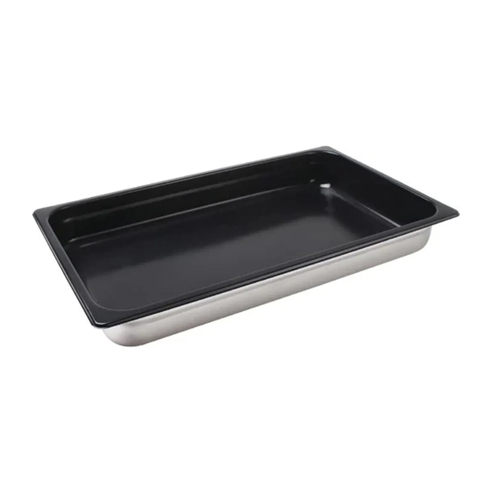 Vogue CS754 - Stainless Steel Heavy Duty Non-Stick 1/1 Gastronorm Tray 40mm