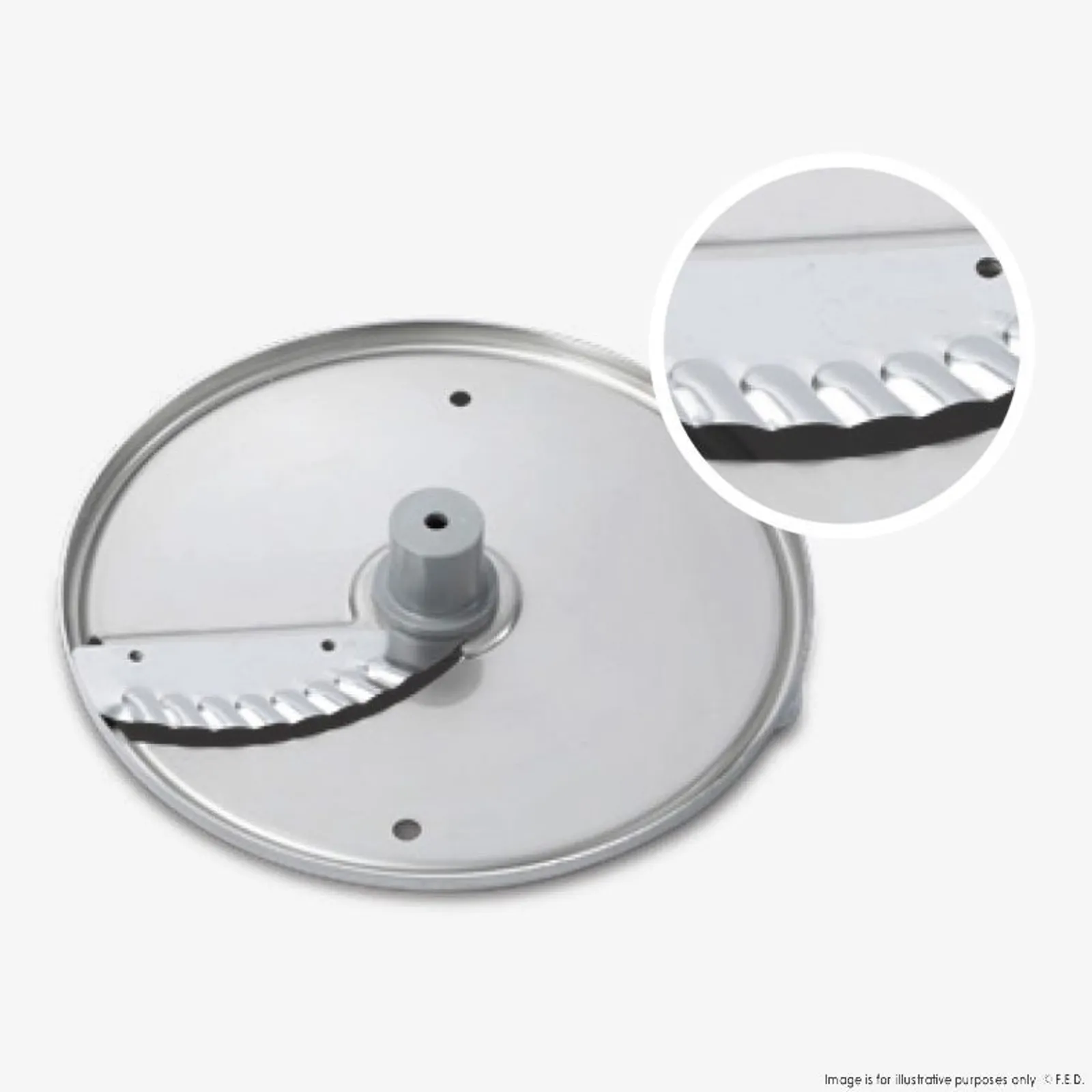 Dito Sama DS650219 - P4U Stainless Steel Wavy Slicing Disc 5mm