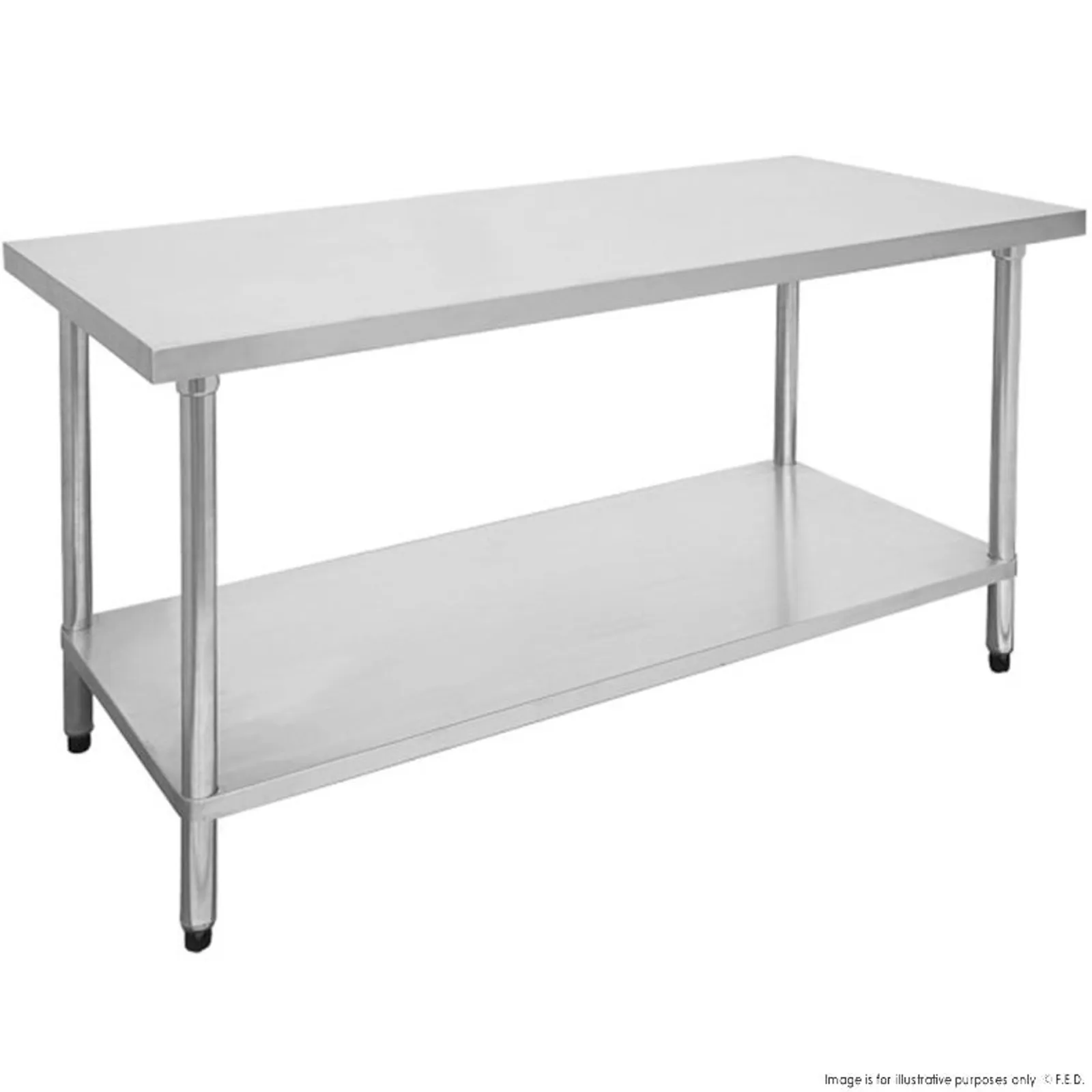 Modular Systems 1200-6-WB - Economic 304 Grade Stainless Steel Table 1200x600x900