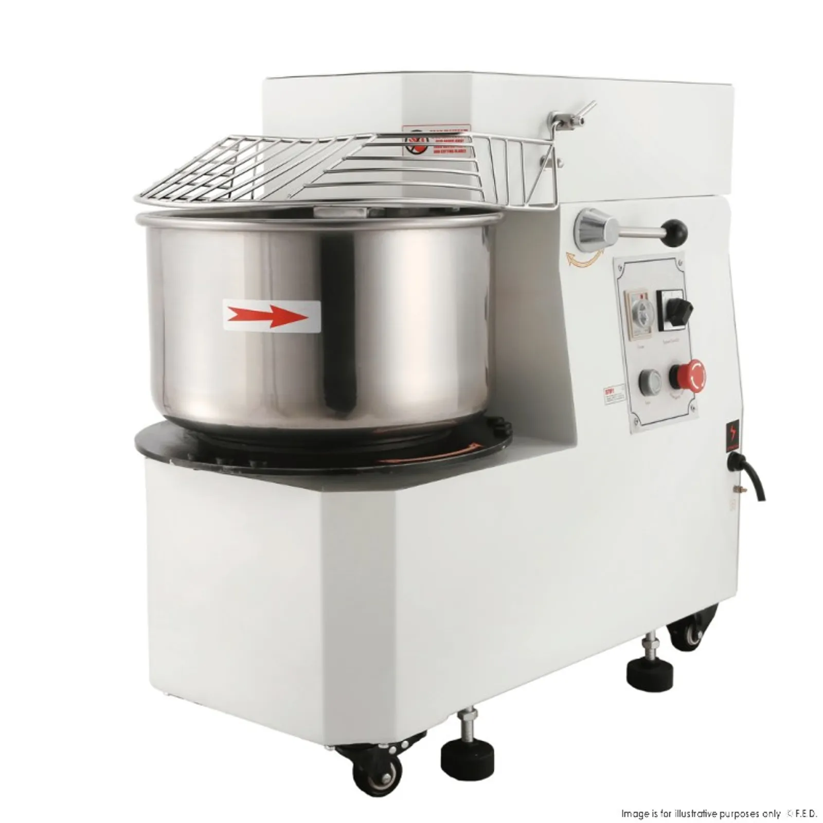 Yasaki HTD-30L - Tilting Head Removable Bowl 30L Spiral Mixer