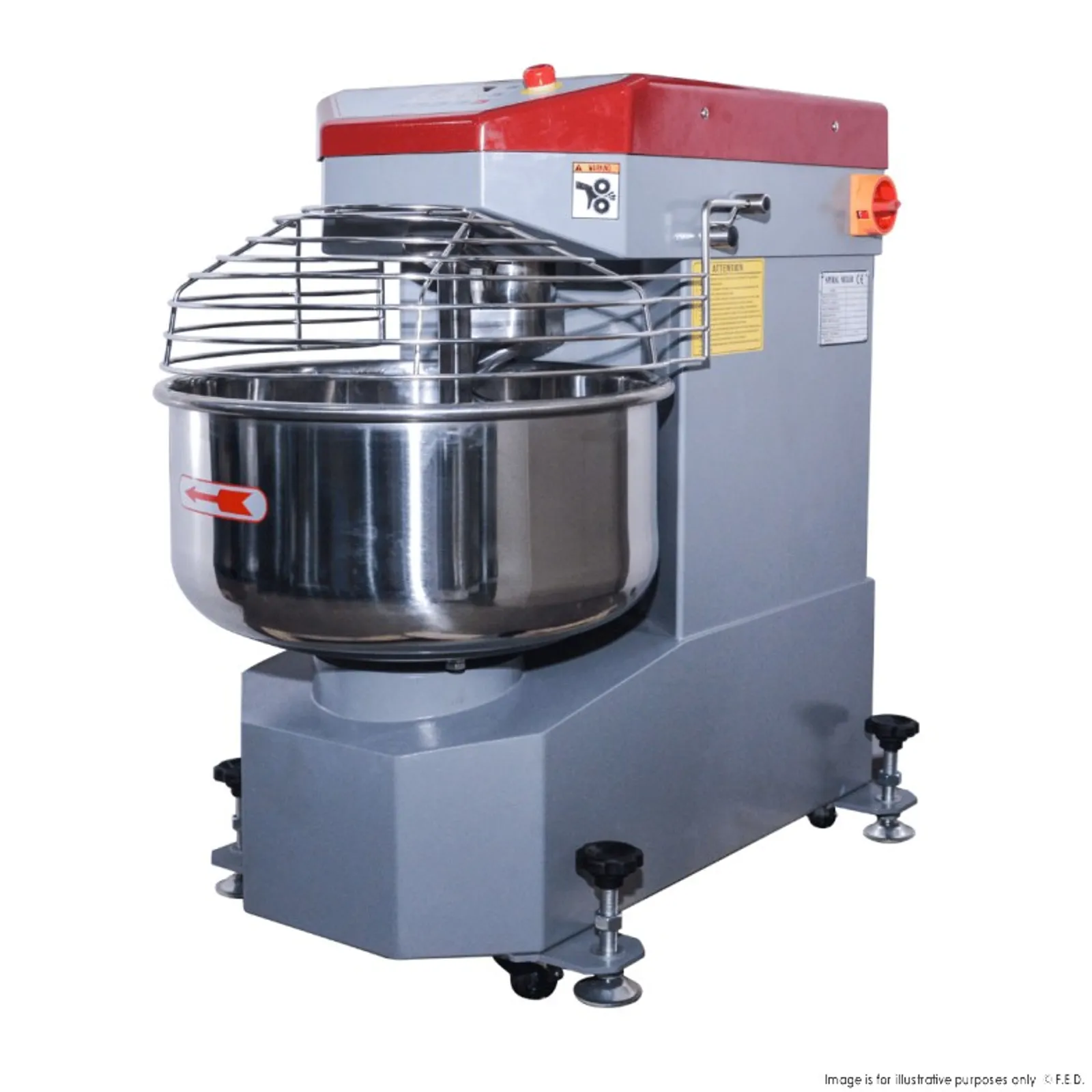 Tyrone SCP23 - Fixed Head Heavy Duty 23L Spiral Mixer