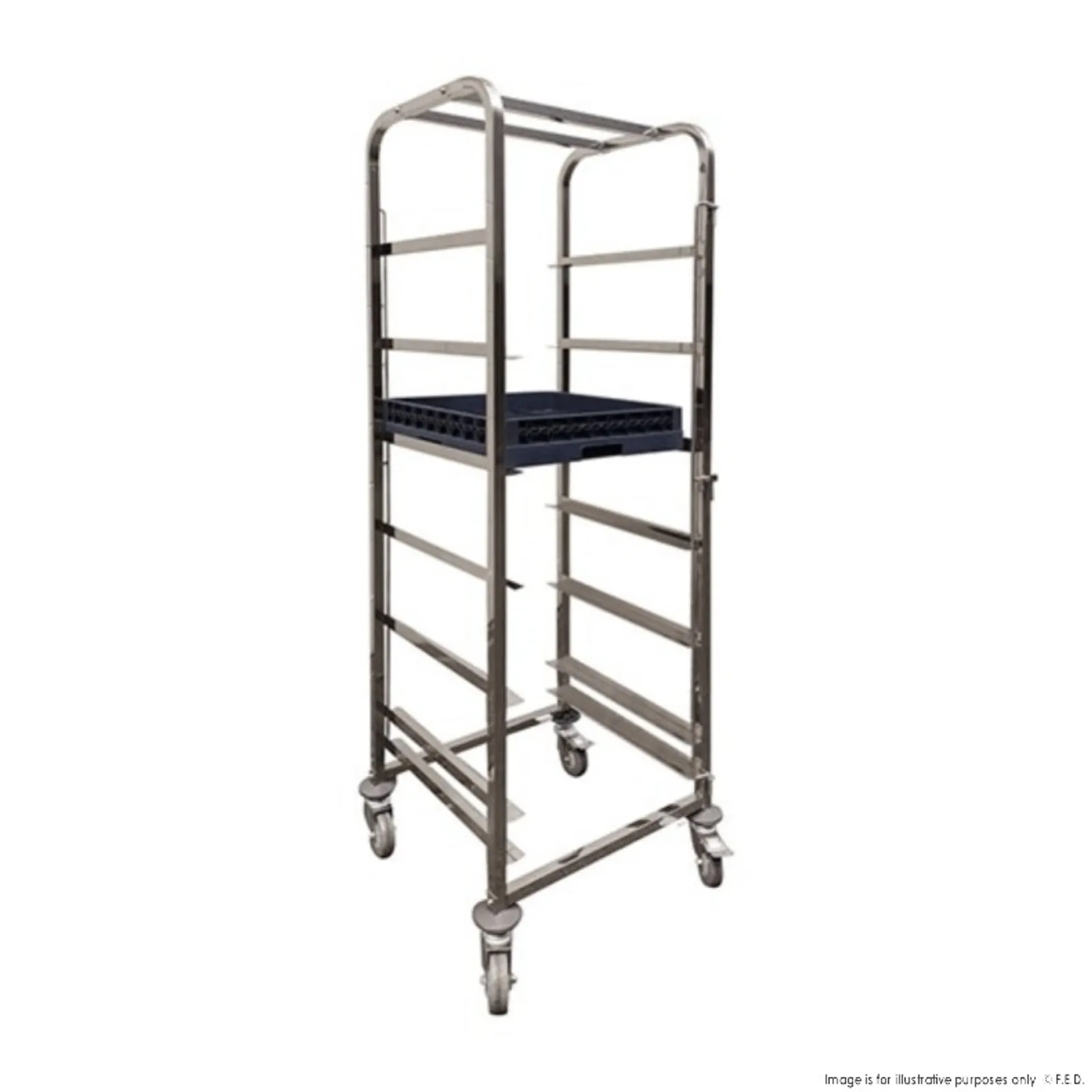 Modular System 404092 - Dishwasher Basket Trolley 6 Tray