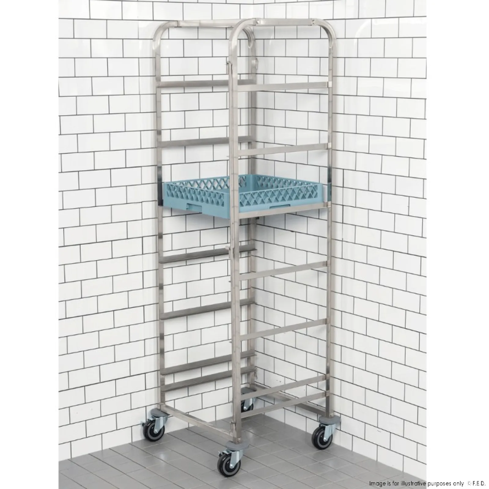 Modular System 404092 - Dishwasher Basket Trolley 6 Tray