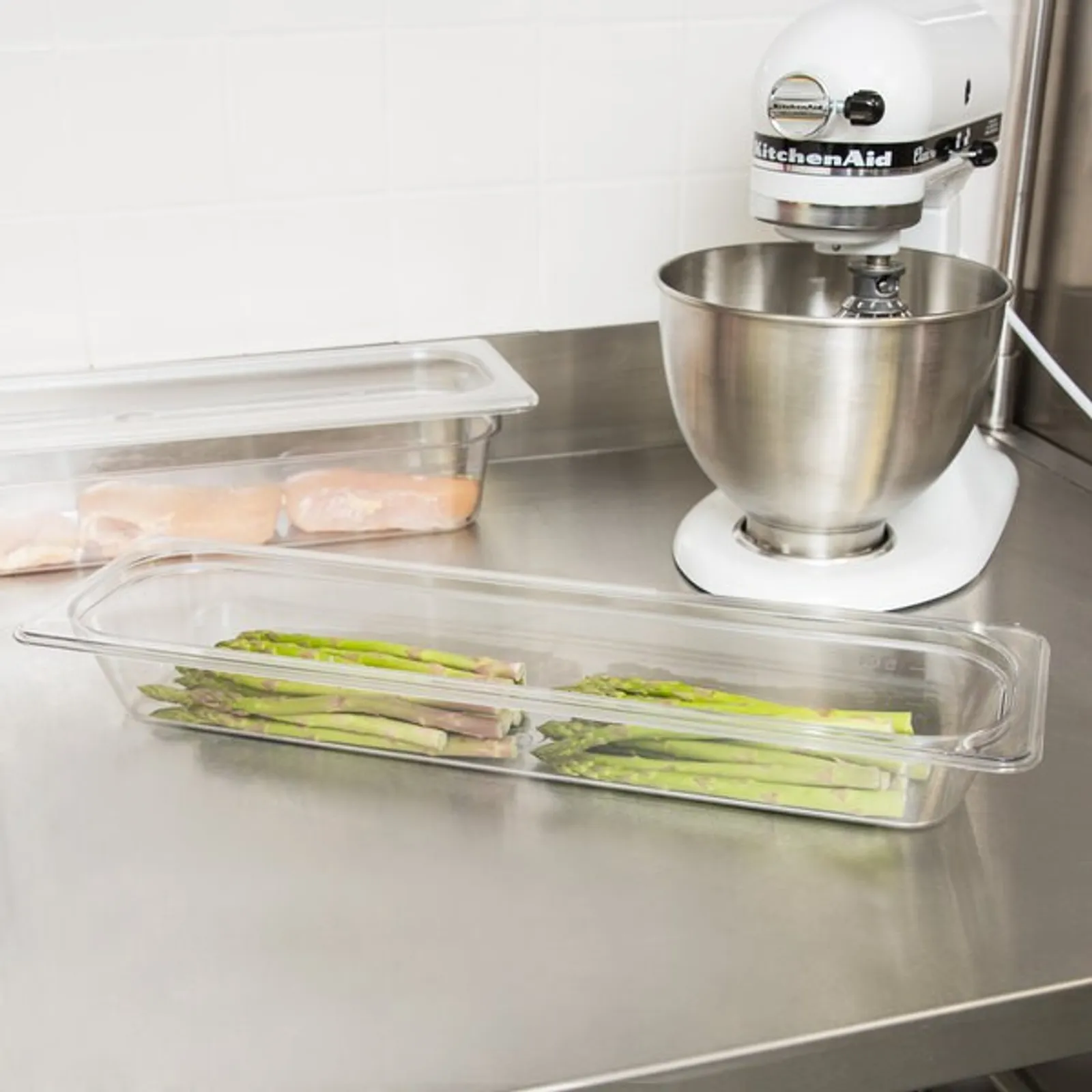 Cambro 22LPCW135 - Polycarbonate Food Pan 1/2 Size Long, 65mm 3L - Clear