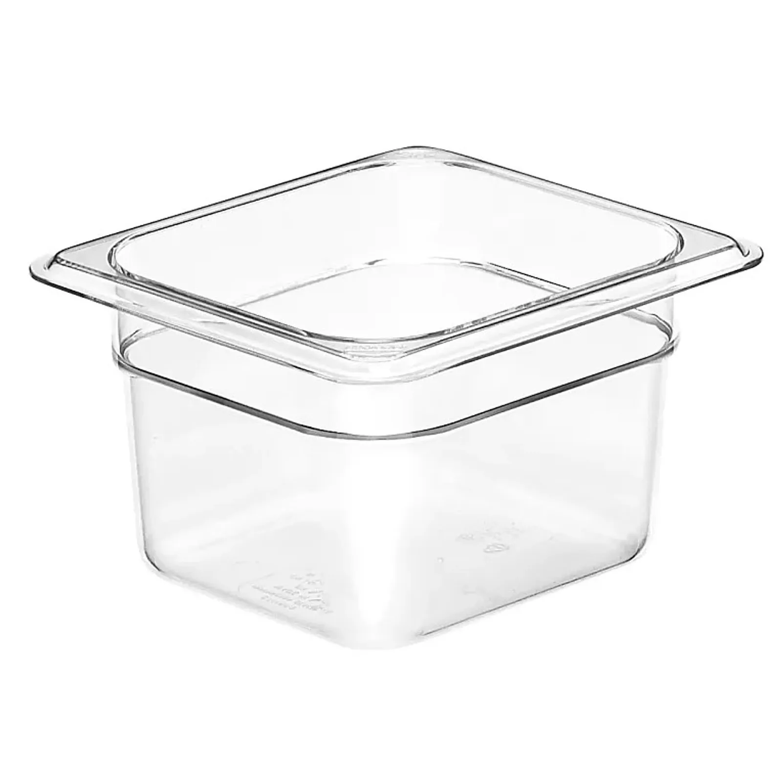 Cambro 64CW135 - Polycarbonate Food Pan 1/6 Size, 100mm Deep - Clear