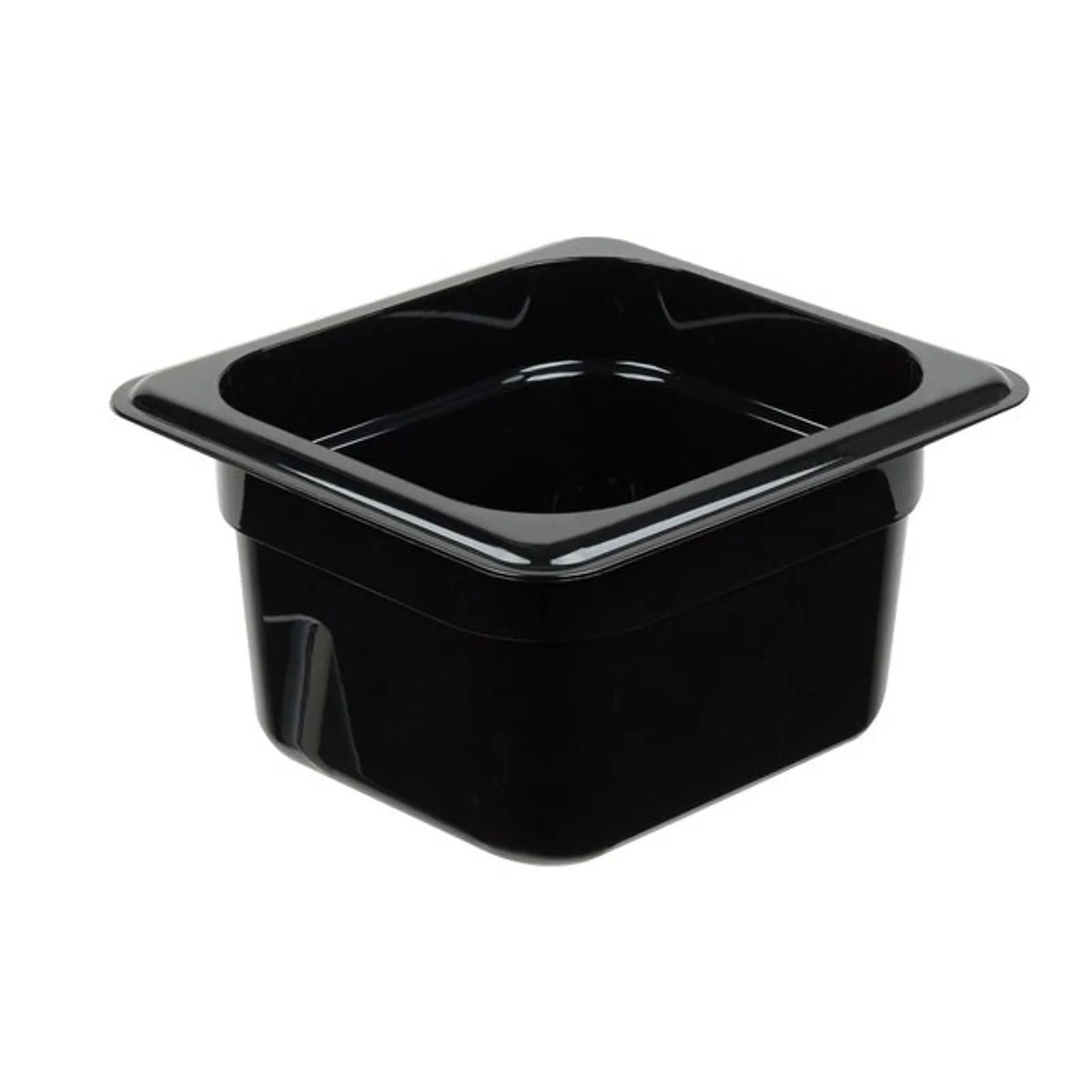Cambro 64CW110 - Polycarbonate Food Pan 1/6 Size, 100mm Deep - Black