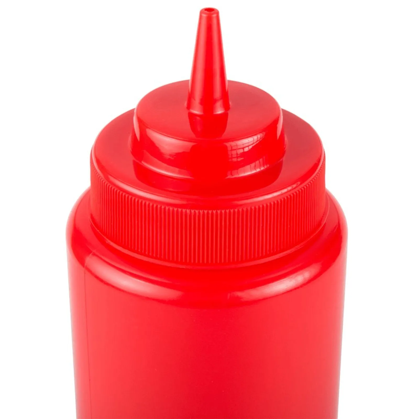 KH Classik Chef 12420 - KH Plastic Squeeze Bottle 472mL Wide Mouth Red