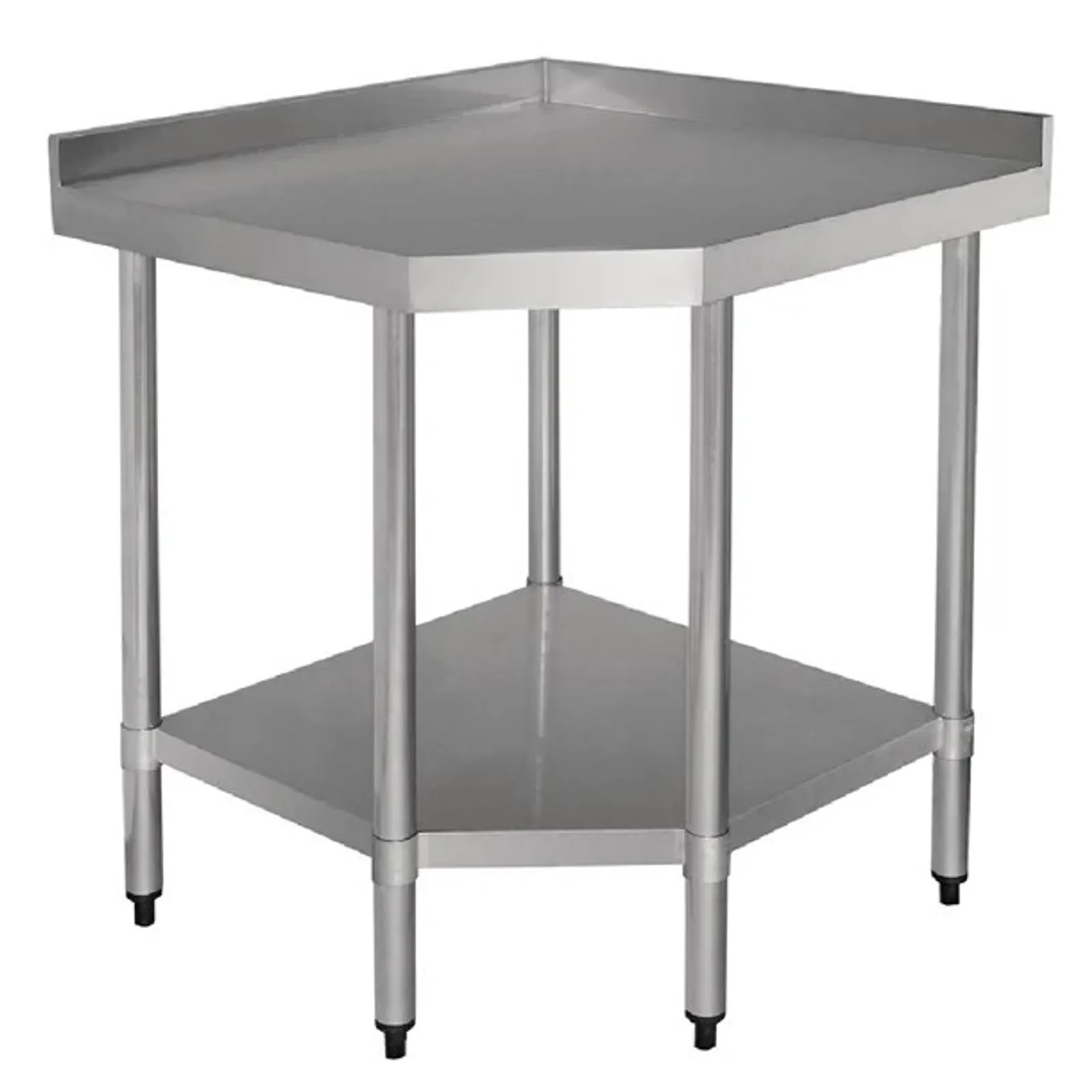 Vogue GL278 - Stainless Steel Corner Table 700mm