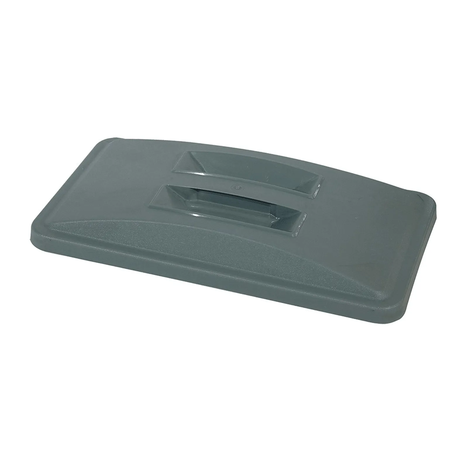KH TRUST® Commercial 17958 - TRUST® Commercial Slim Bin Lid Solid Handle Top Grey