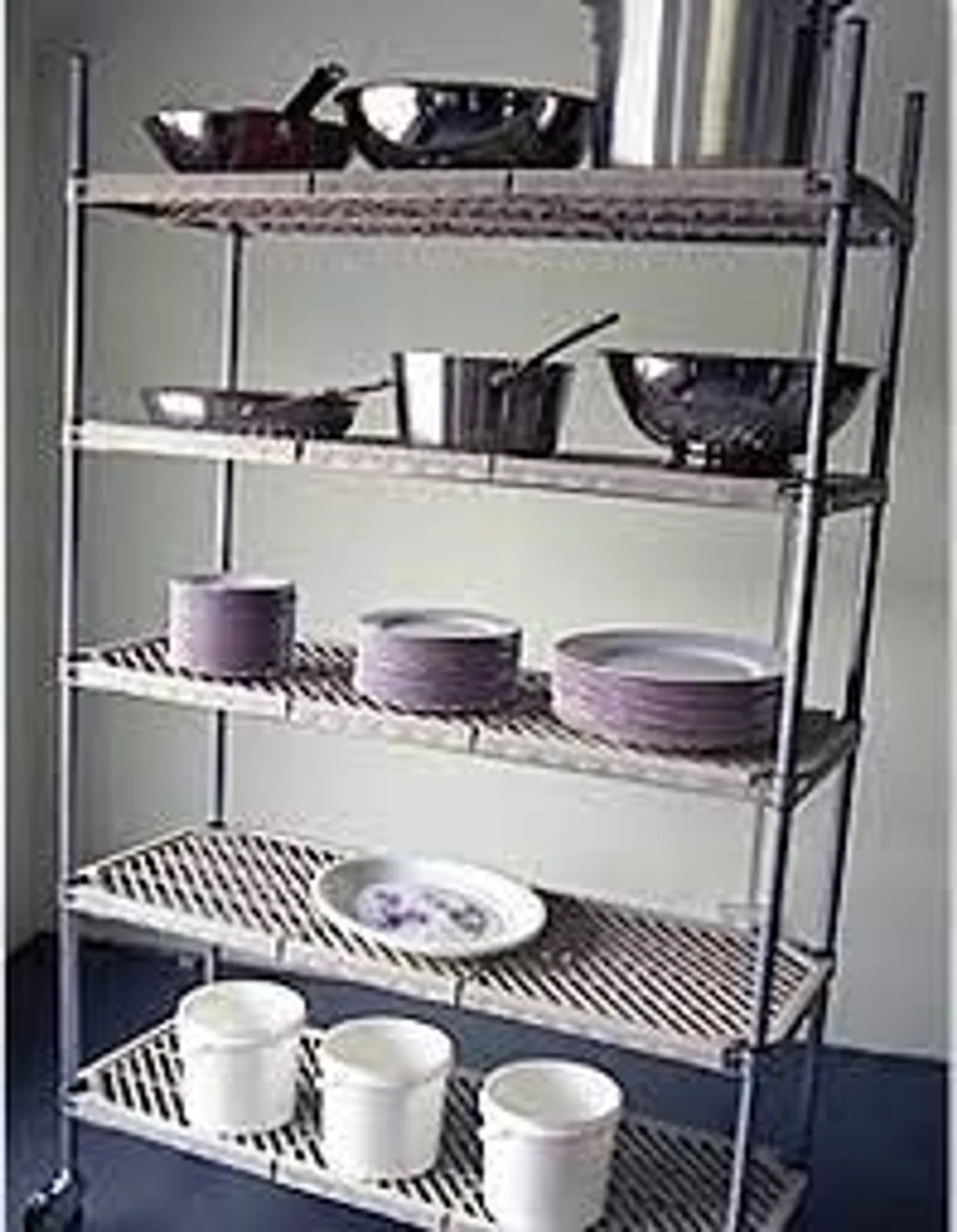 Atlas 5 Shelf Plastic Mat Shelving