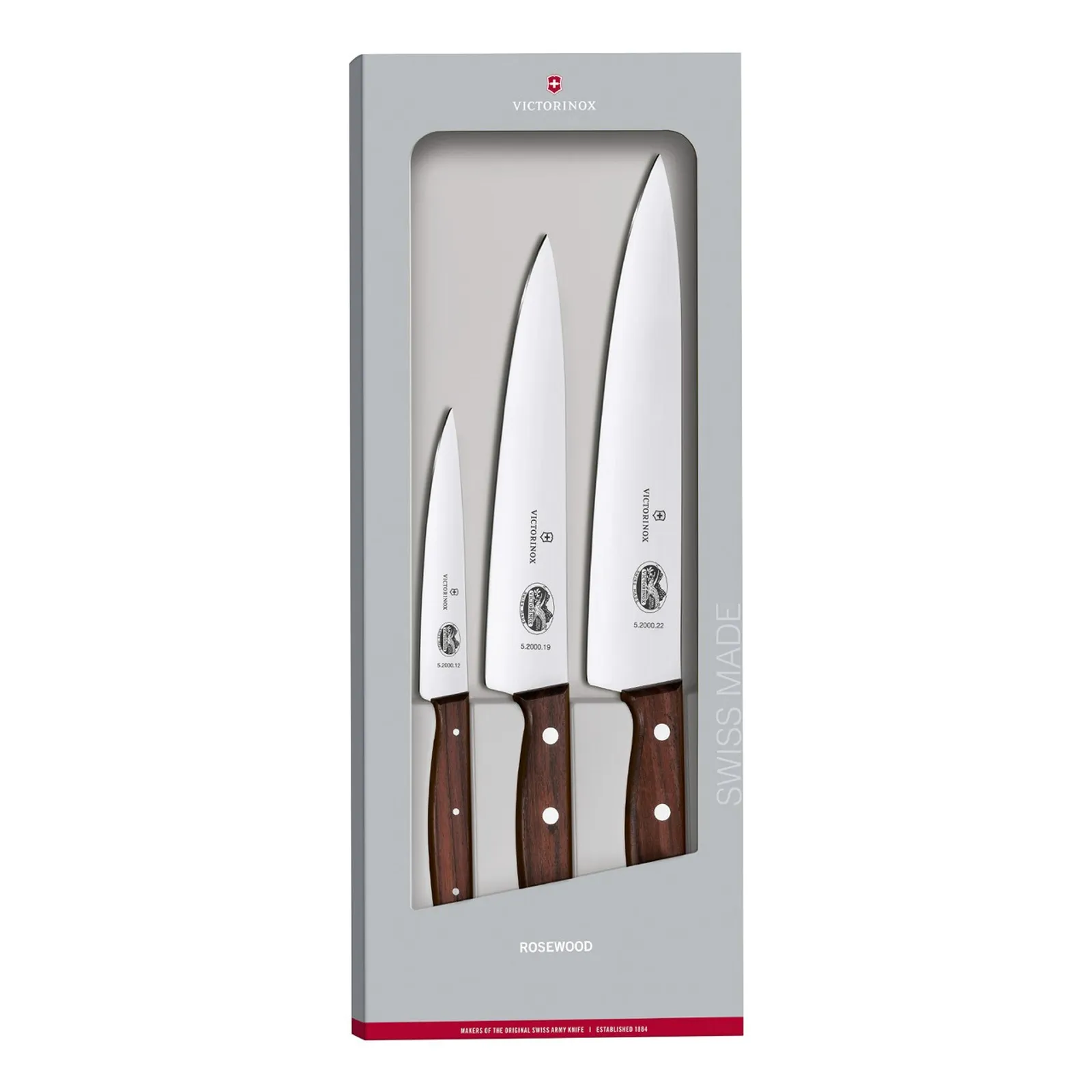Victorinox 5.1050.3G - Carving Set,3 pc, Wood Handle