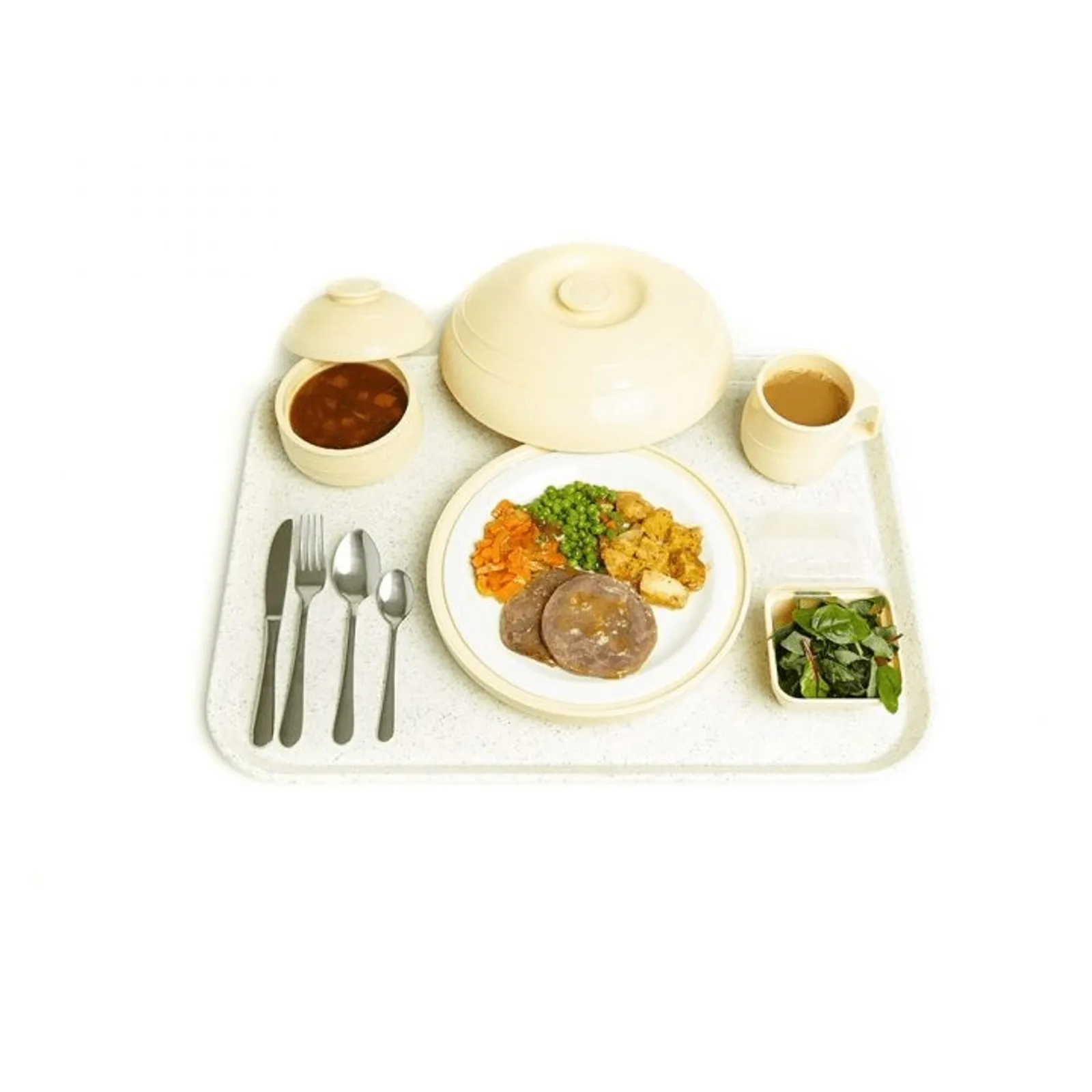 KH Healthcare 89110 - Tray Fibreglass 405 X 280mm White Speckled