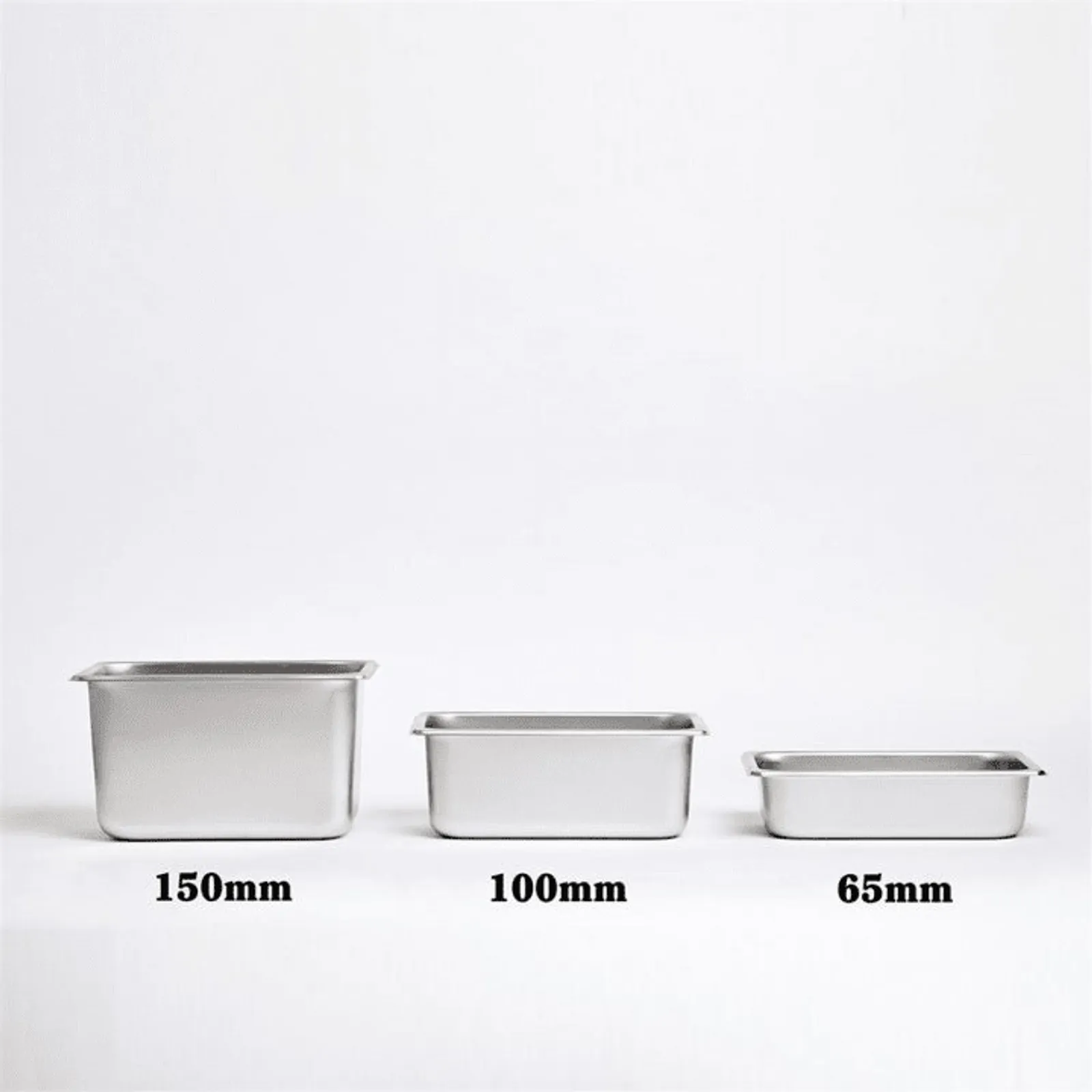 KH Classik Chef X1304 - US Standard GN Food Pan S/S – 460 1/6 X 100mm Steam Pan