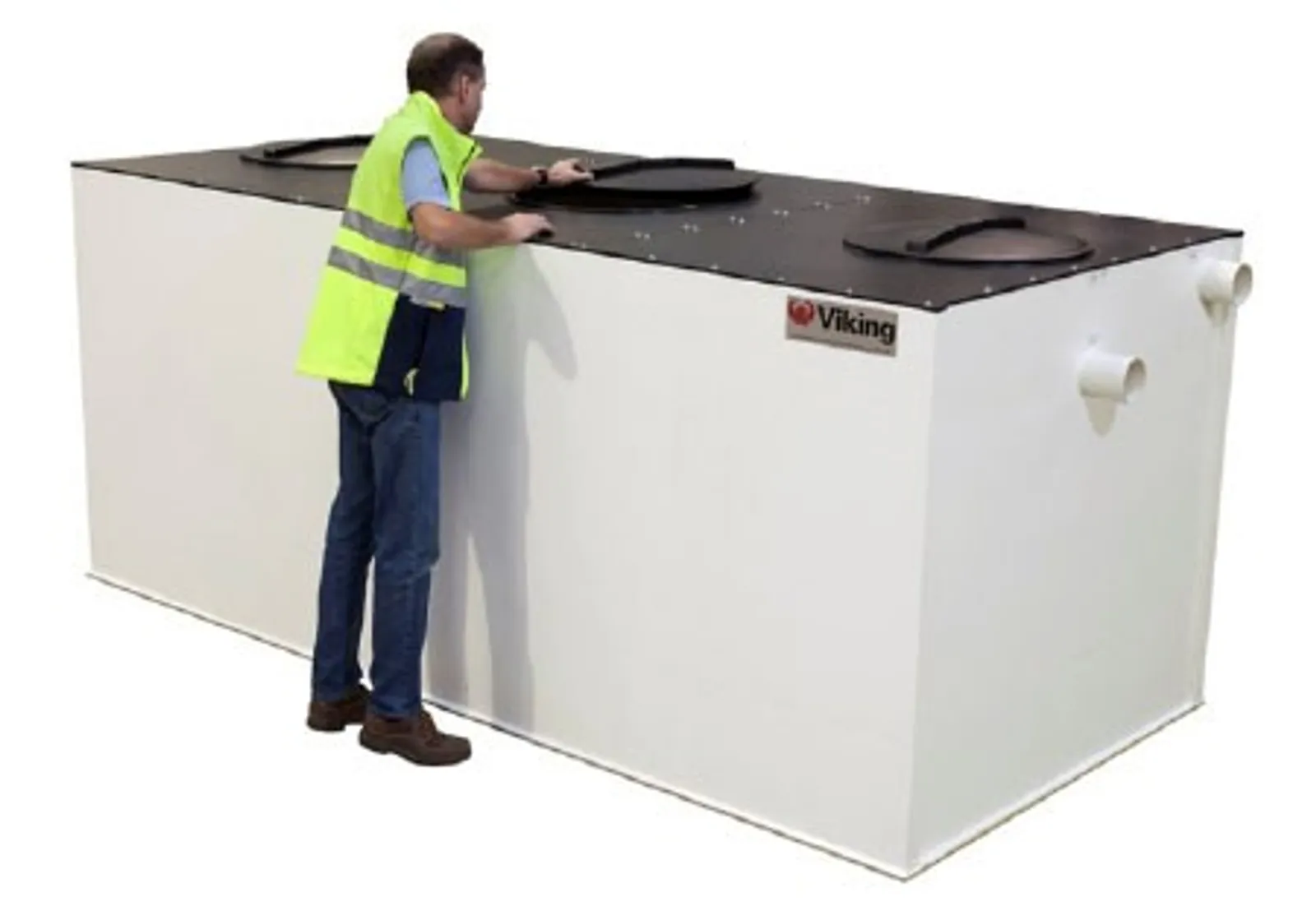 Viking Plastics VPT9AG-2500 - Above Ground Grease Traps 2500L - Paneltim Tank