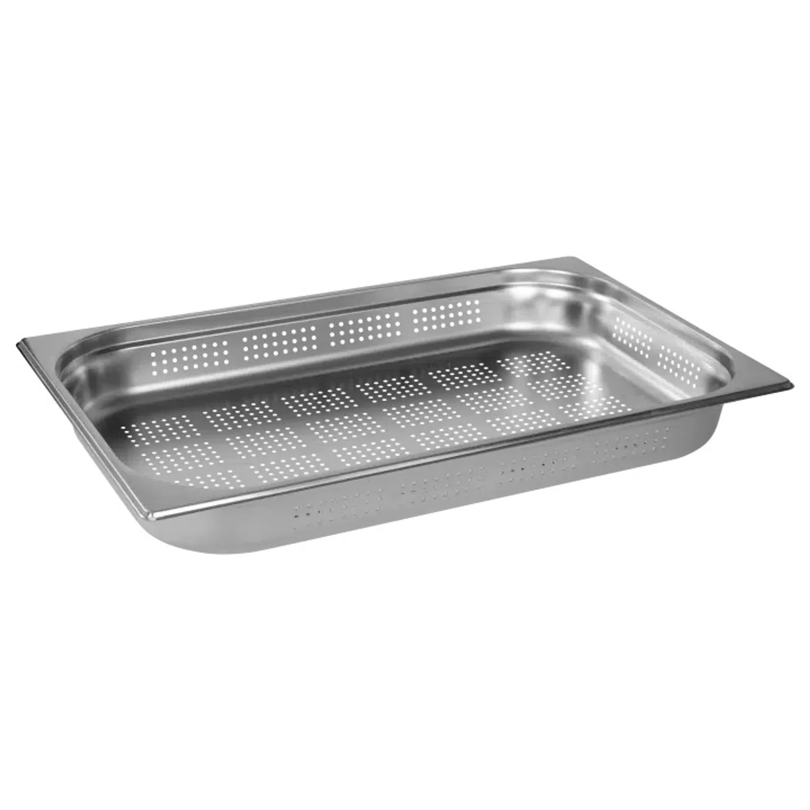 KH Classik Chef® EU1902-P - Euro Anti-Jam 1/1 Full Size GN Food Pan 1/1 X 65mm Perforated