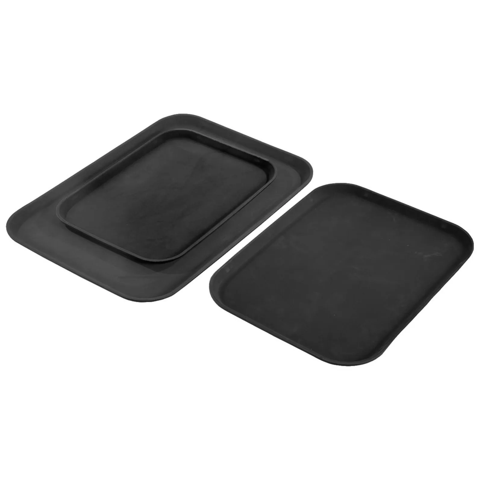 Ken Hands 89164 - Rectangular Non-Slip Drink Tray Non Slip Rectangular 400 X 550mm Black