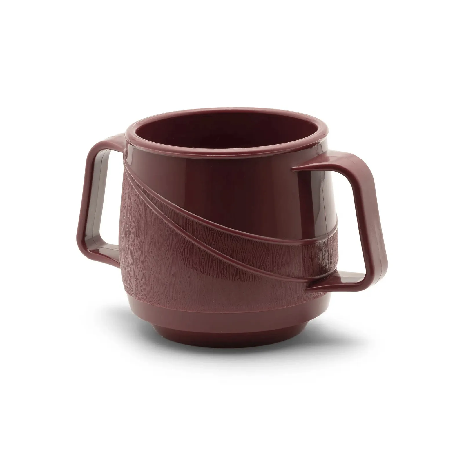 KH Healthcare 98272 - KH Moderne Insulated Double Handle Mug Burgundy 250mL (#33)