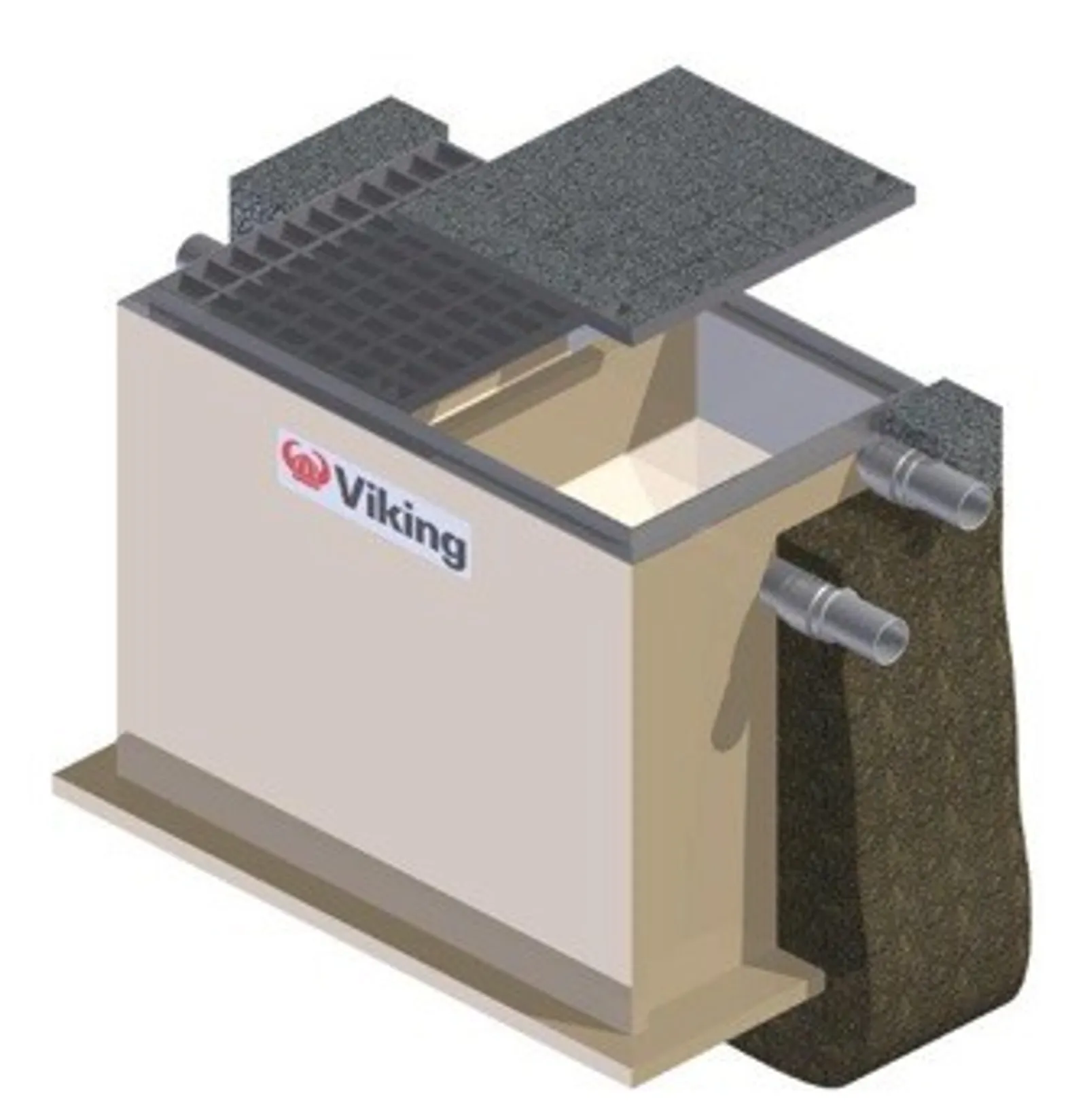 Viking Plastics VPT9BG-5000 - Below Ground Grease Trap 5000L - Paneltim Tank