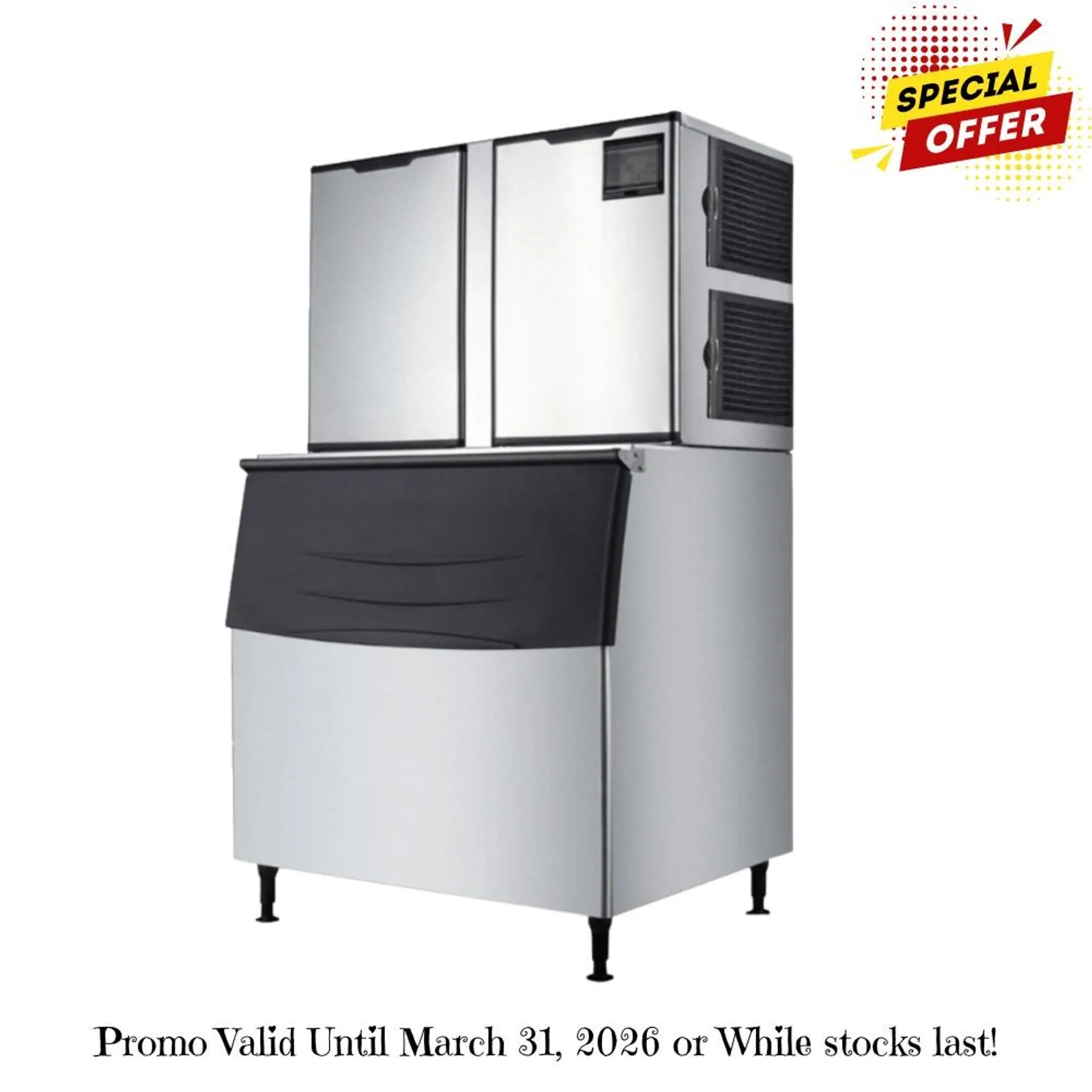 Blizzard-SN-1500P Air-Cooled Blizzard Ice Maker 675kg/day